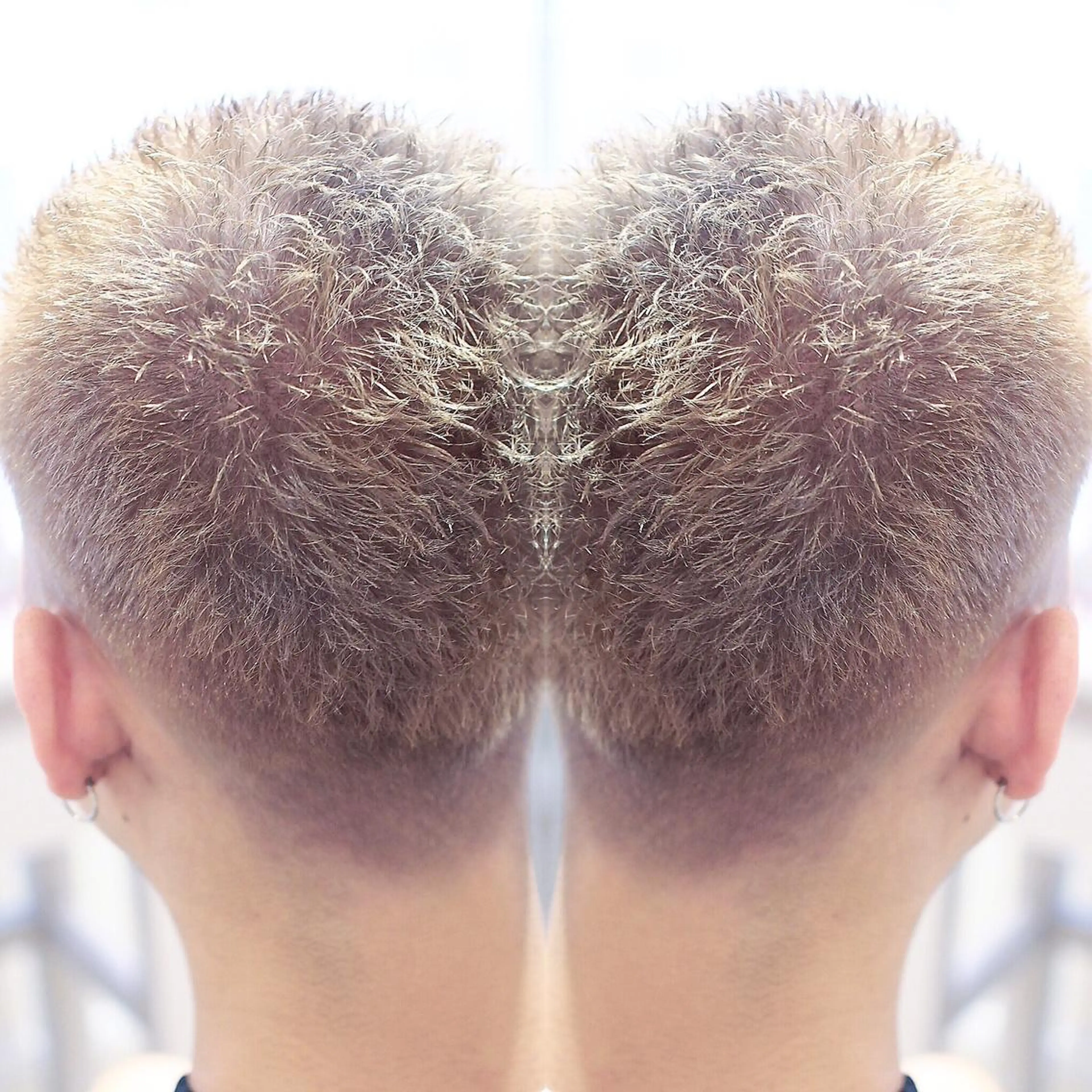 ショート カラー メンズ 及川シゲル 髪質改善講師のヘアスタイル