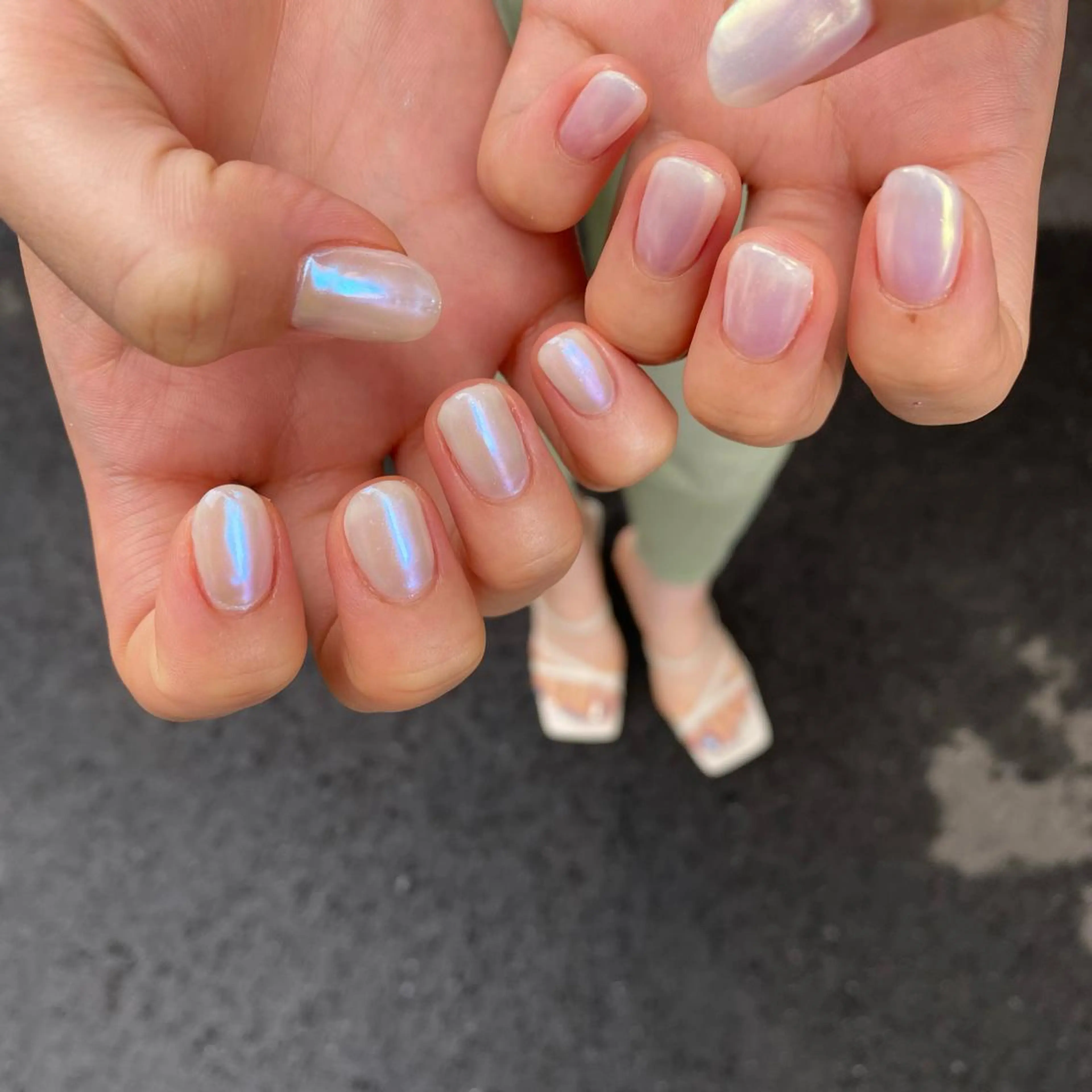 ネイル オーロラネイル ワンカラーネイル mimin. by felimo所属・mimin. by felimoのネイルデザイン