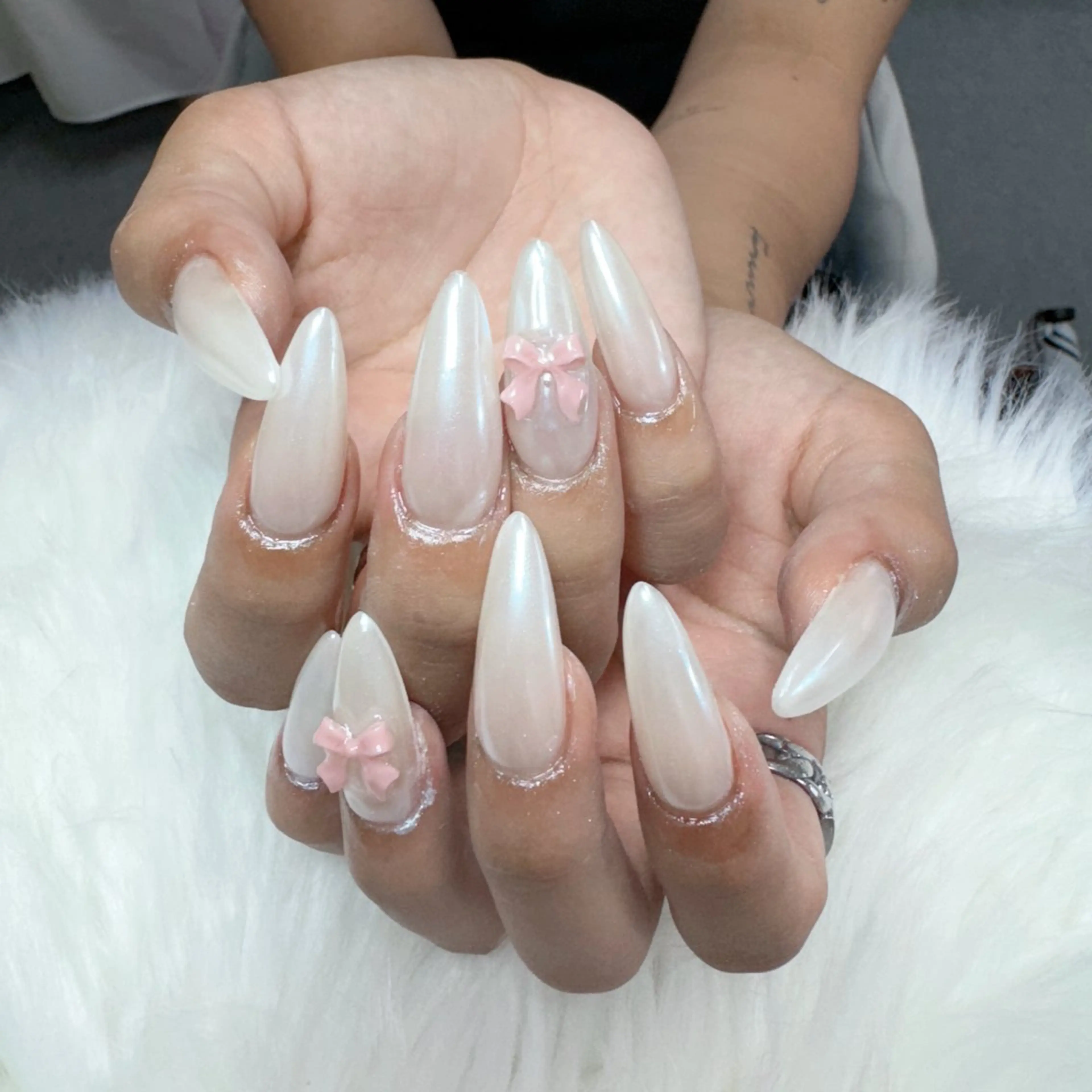 ネイル ハンドネイル 🎀 Lemode ワンホンネイル🎀のネイルデザイン