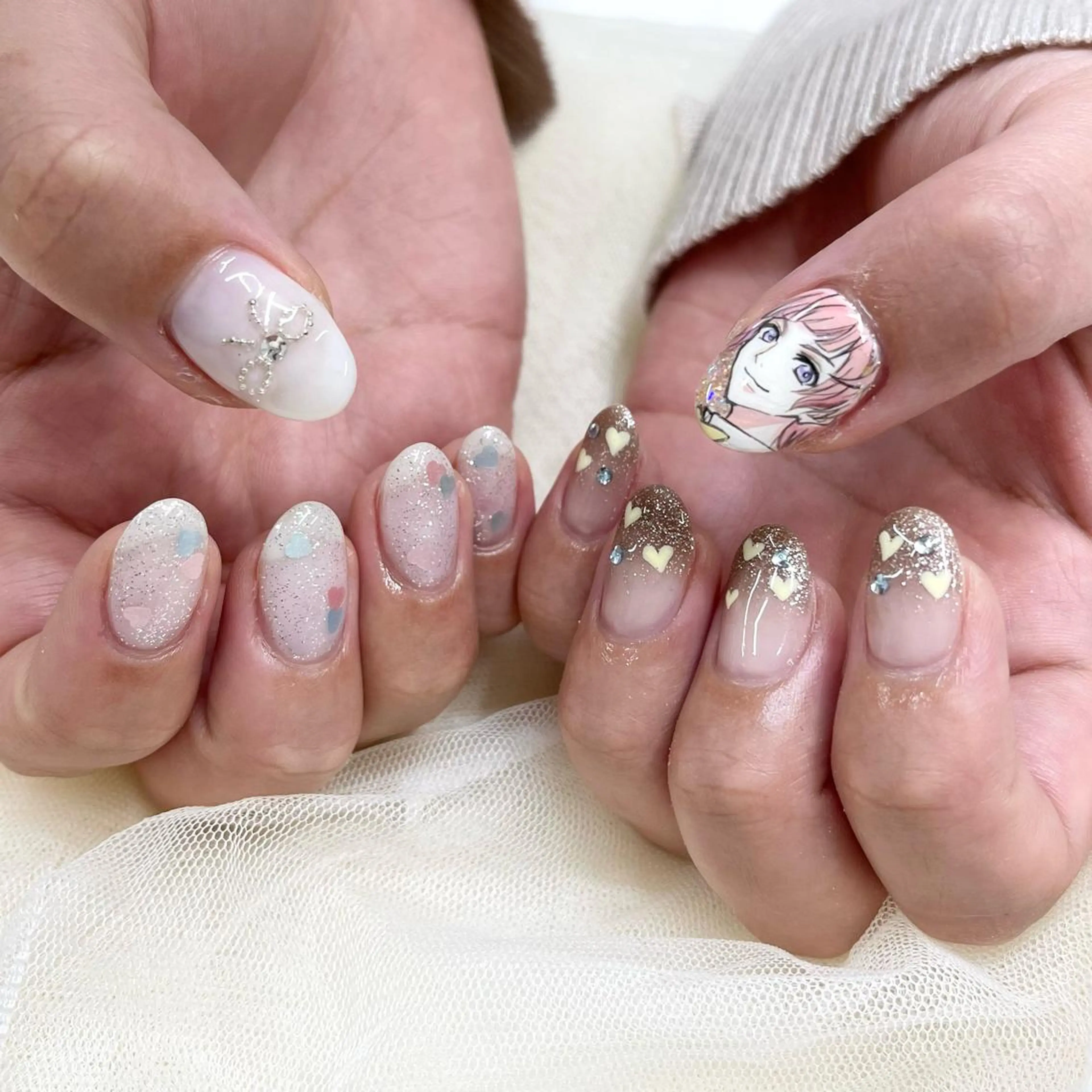ミディアム ハンドネイル 池袋痛ネイル Nok. 渡辺のネイルデザイン