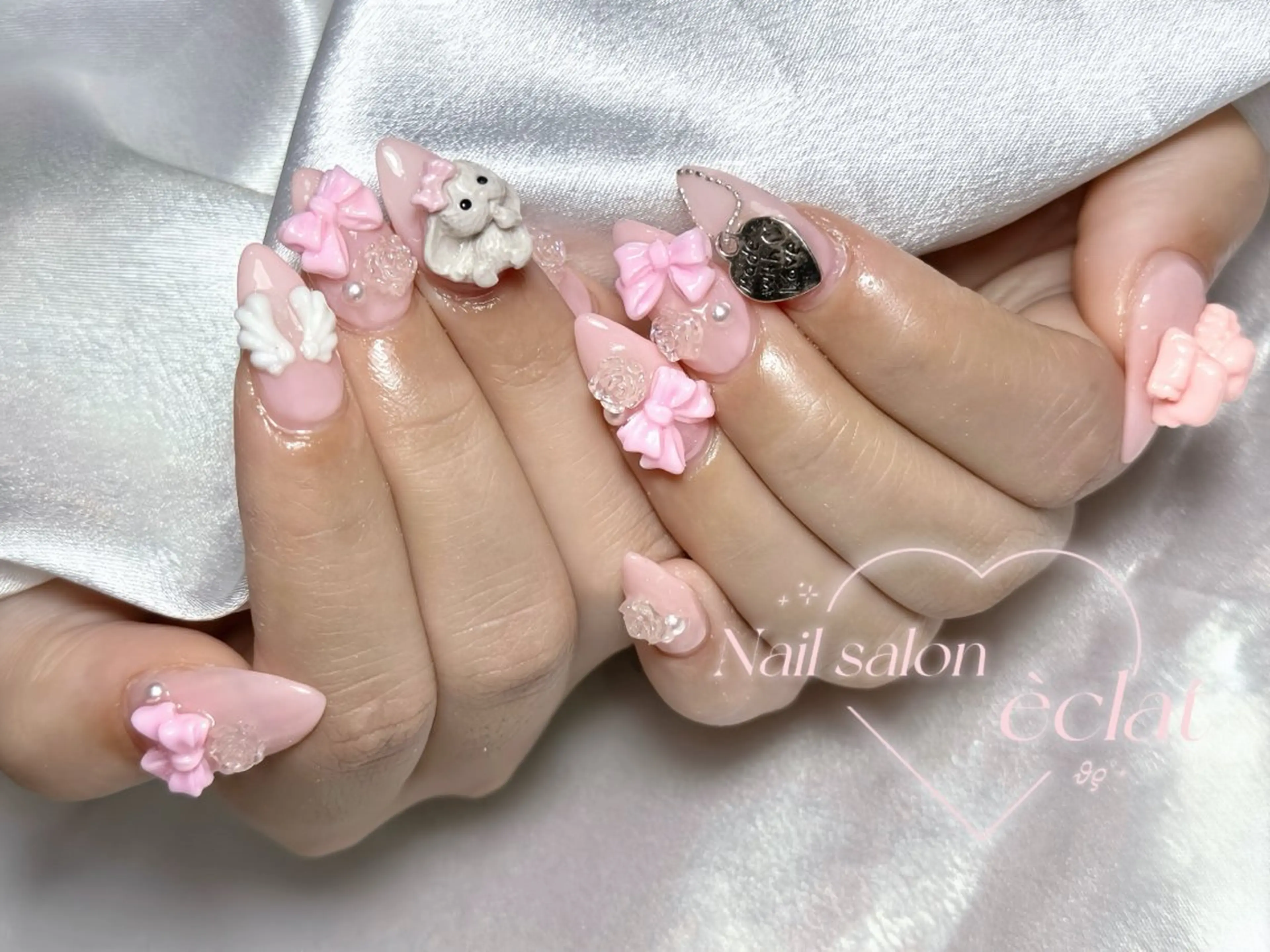 ネイル ハンドネイル éclat ⸝꙳.⋆ 栄|久屋大通のネイルデザイン