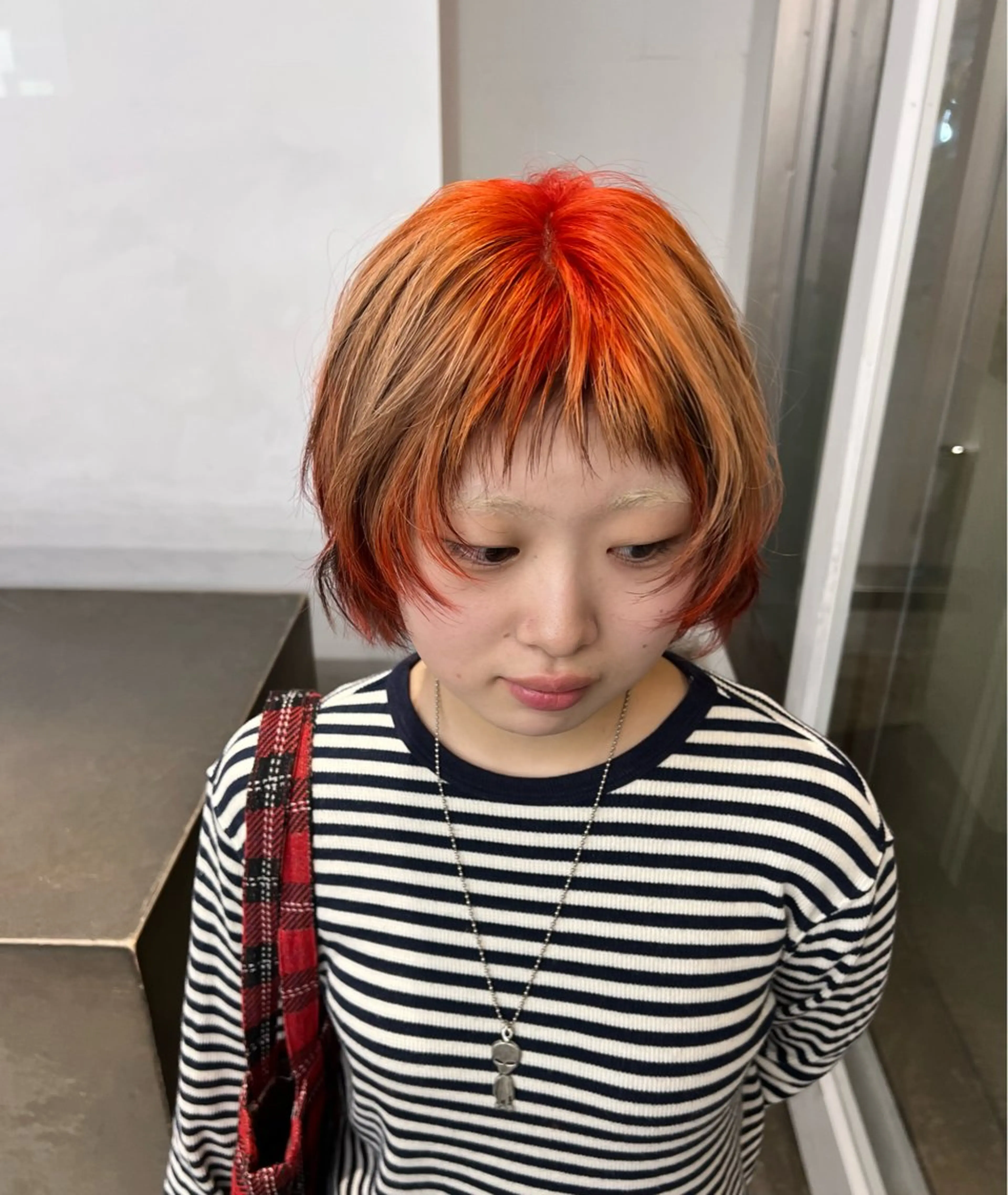 ショート ヘアカラー ハイトーン🫀 デザイン🪐yumeのヘアスタイル