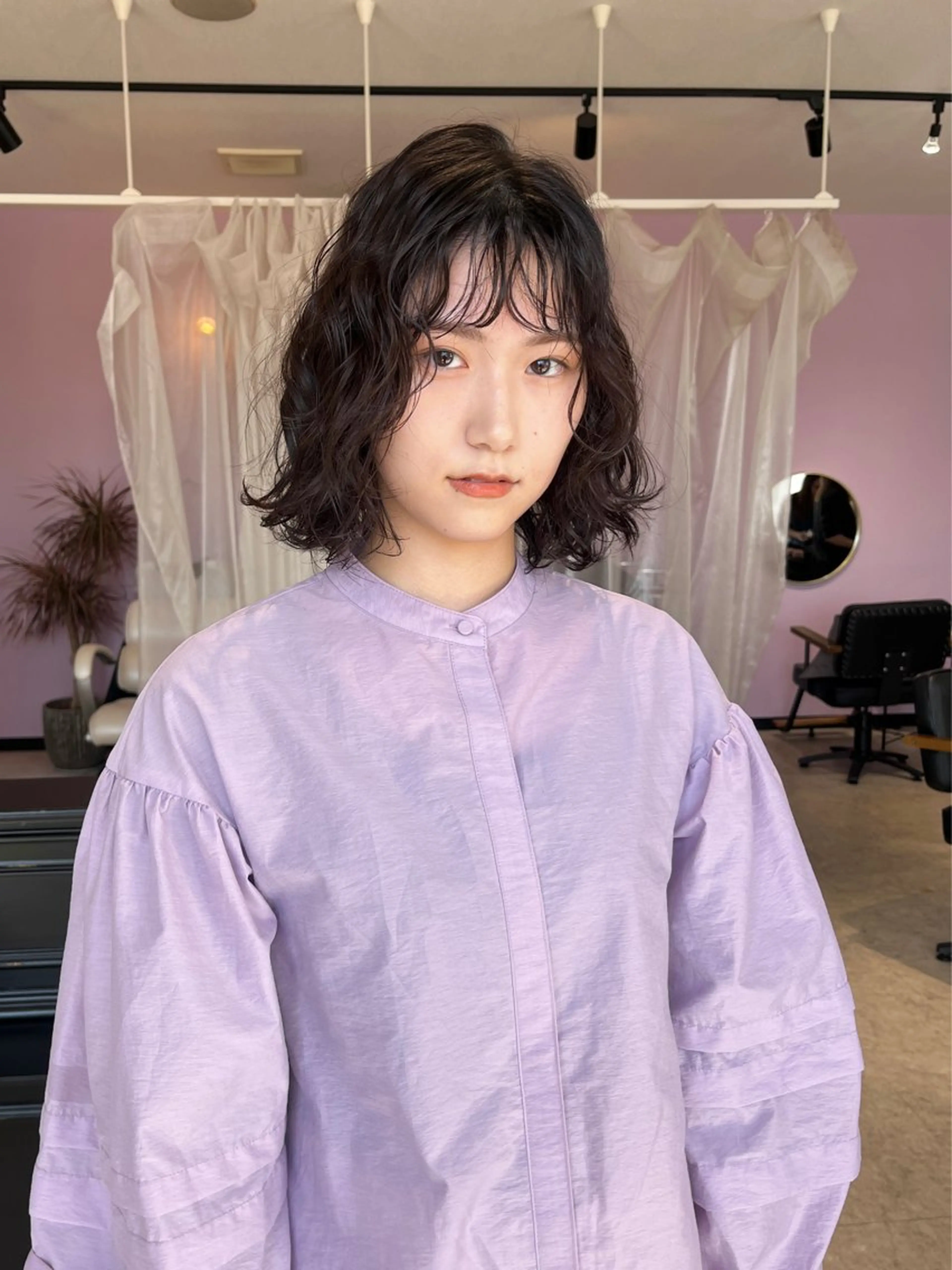 ミディアム パーマ MATTY yoshika 🐻のヘアスタイル