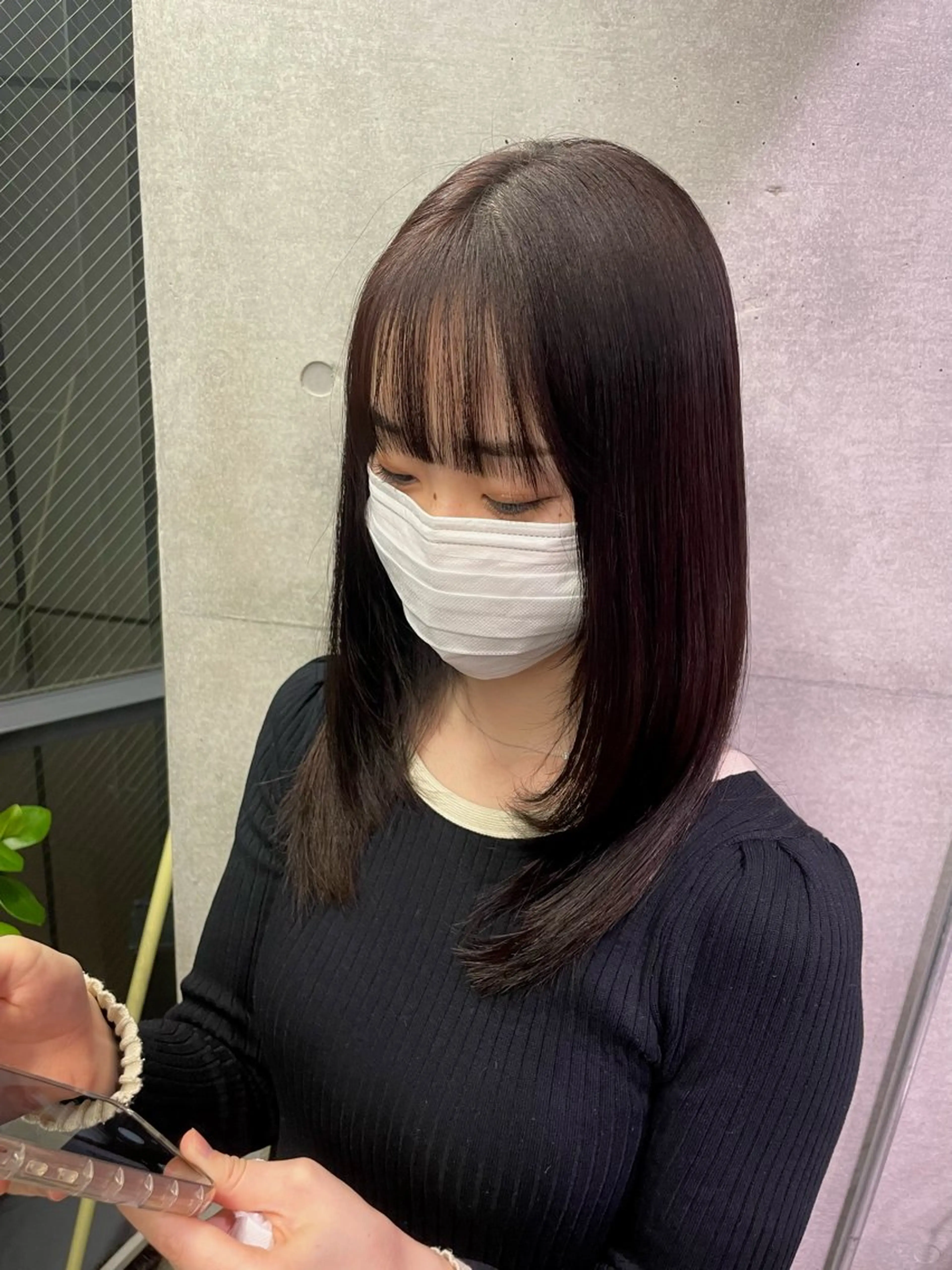 前髪カット×髪質改善トリートメントの写真