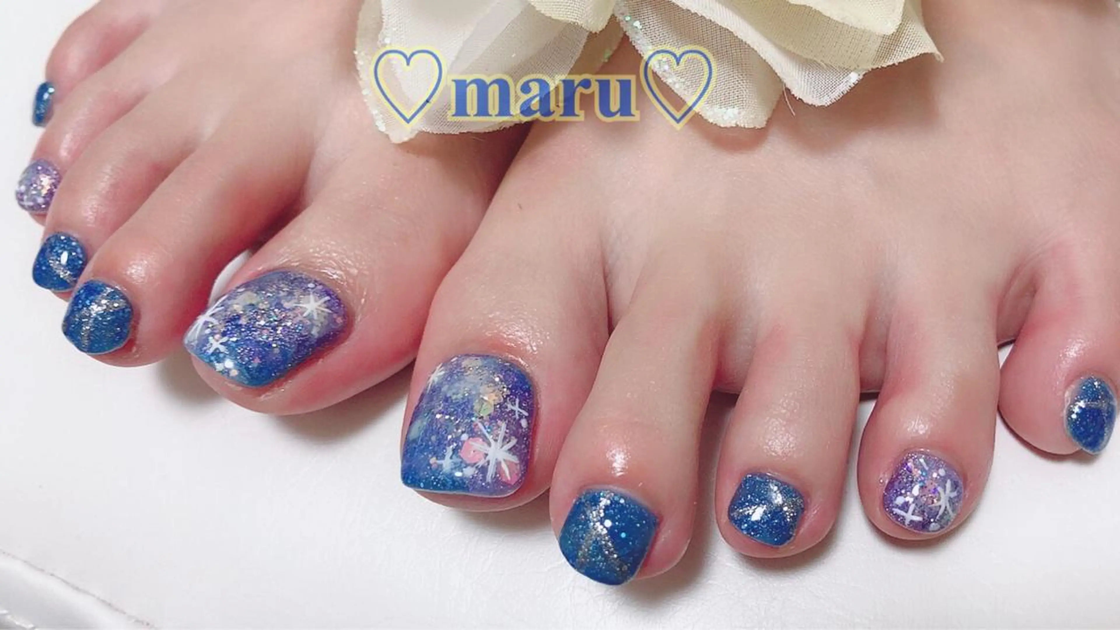 ネイル ジェルネイル ハンドネイル フットネイル まるみ ♡のネイルデザイン