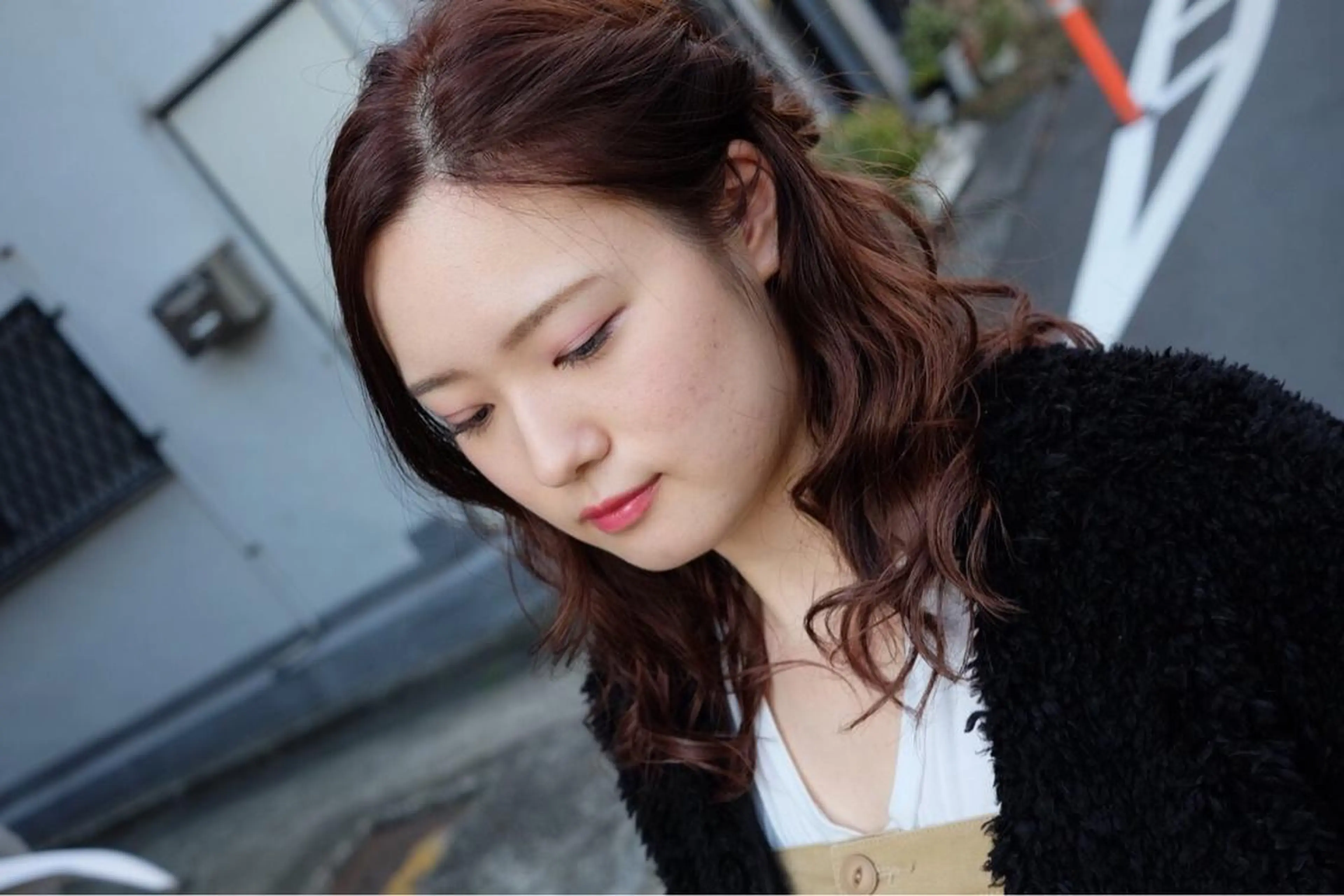 セミロング カラー パーマ MIRUCO by KURAKU所属・⭐️ハイトーンカラー ⭐️メンズパーマ達成のヘアスタイル