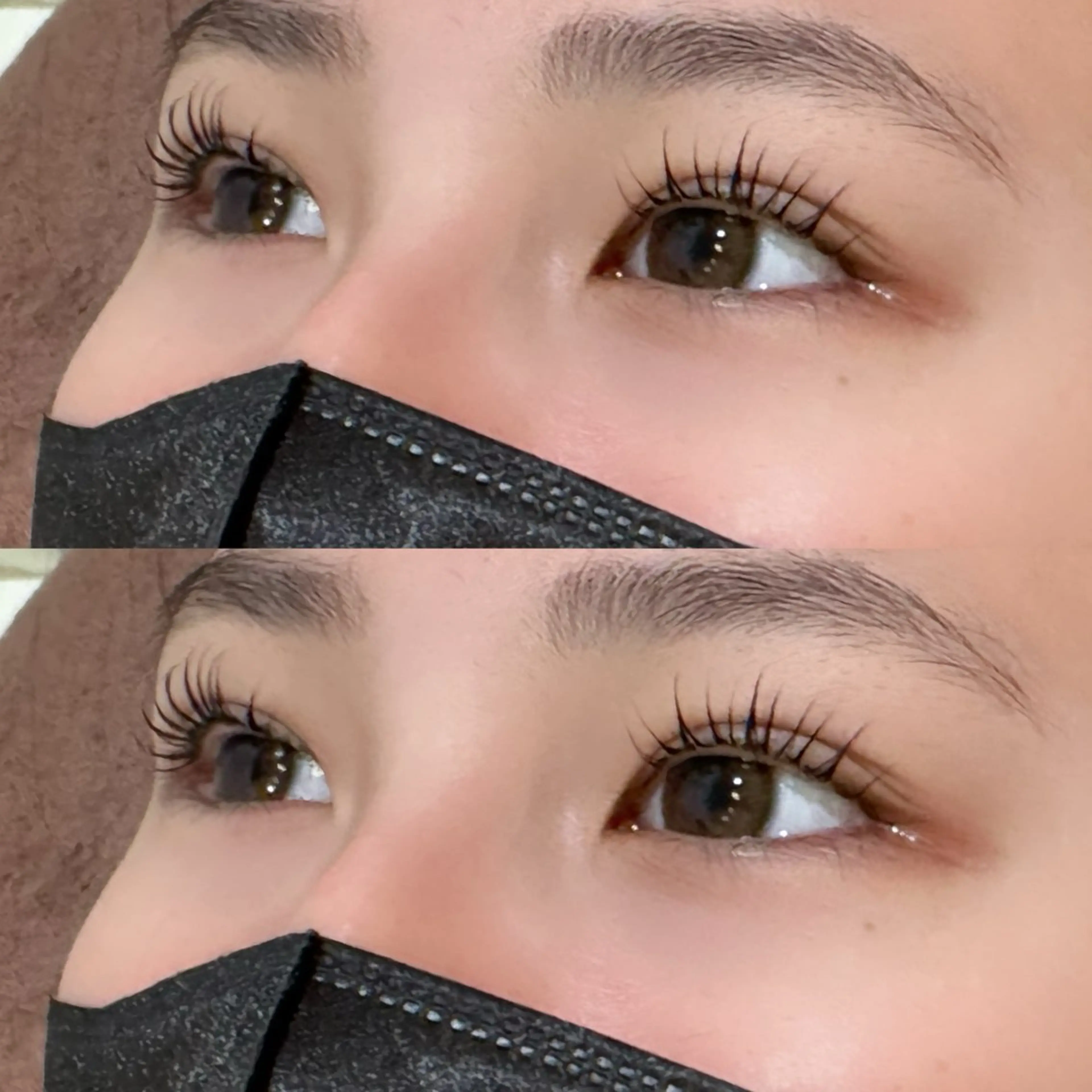 マツエク・マツパ マツパ 透明感カラー/顔周り カット/レイヤーにかのヘアスタイル