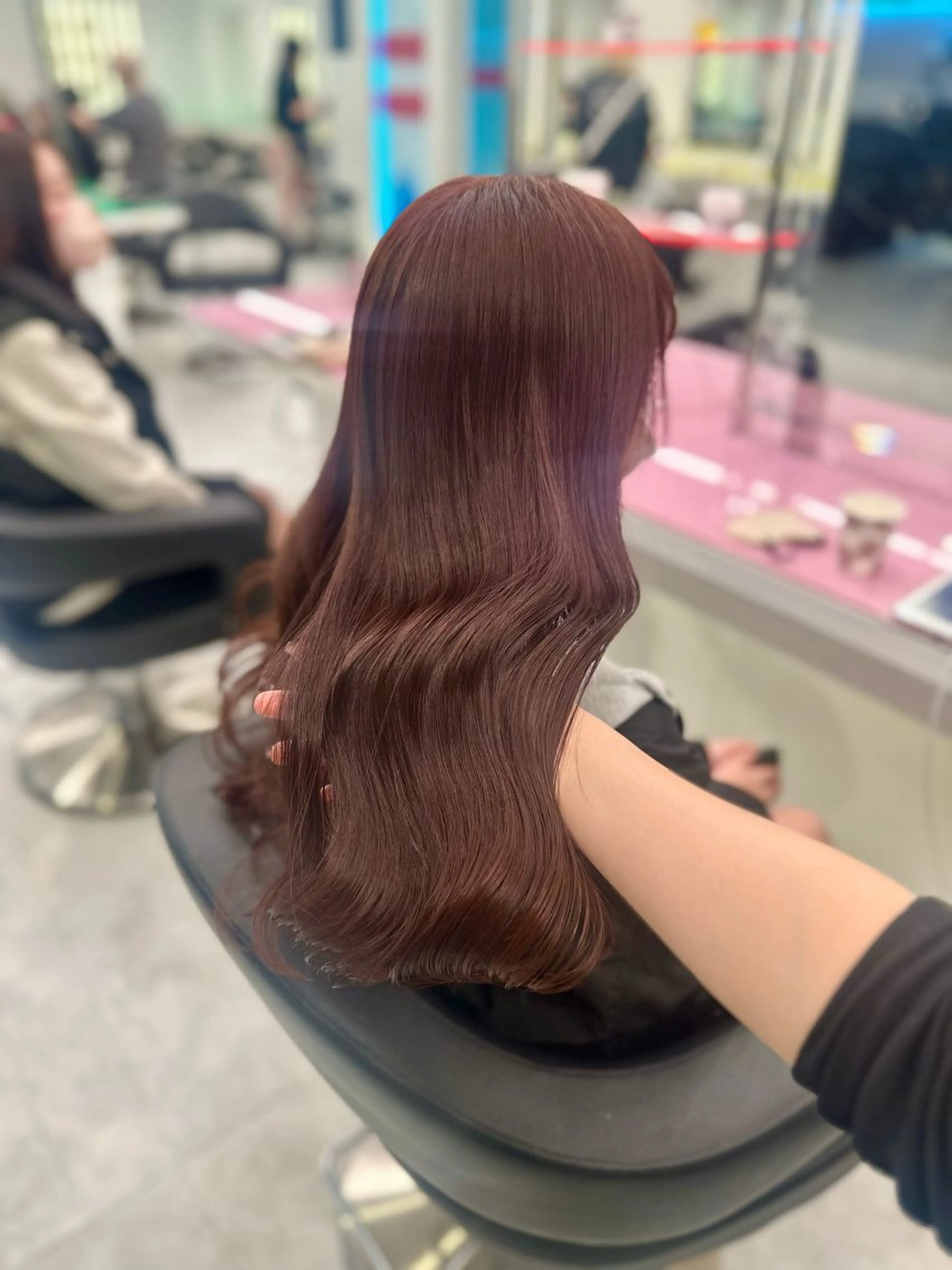 ロング カラー ピンクカラー ♡ダブルカラー特化♡ miyuのヘアスタイル