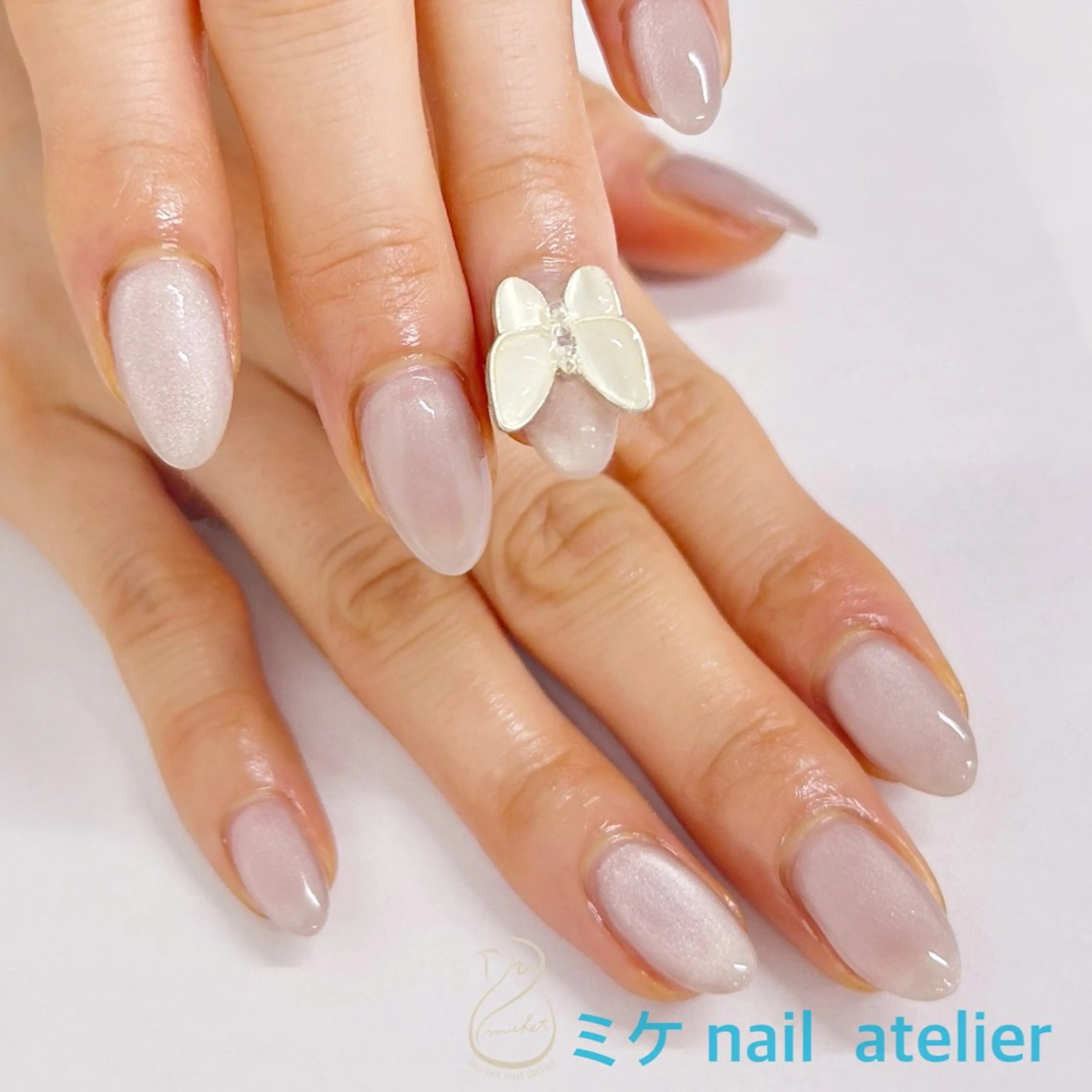 ネイル ジェルネイル マグネットネイル ワンカラーネイル ピンク シンプルネイル ハンドネイル h. rikaのネイルデザイン