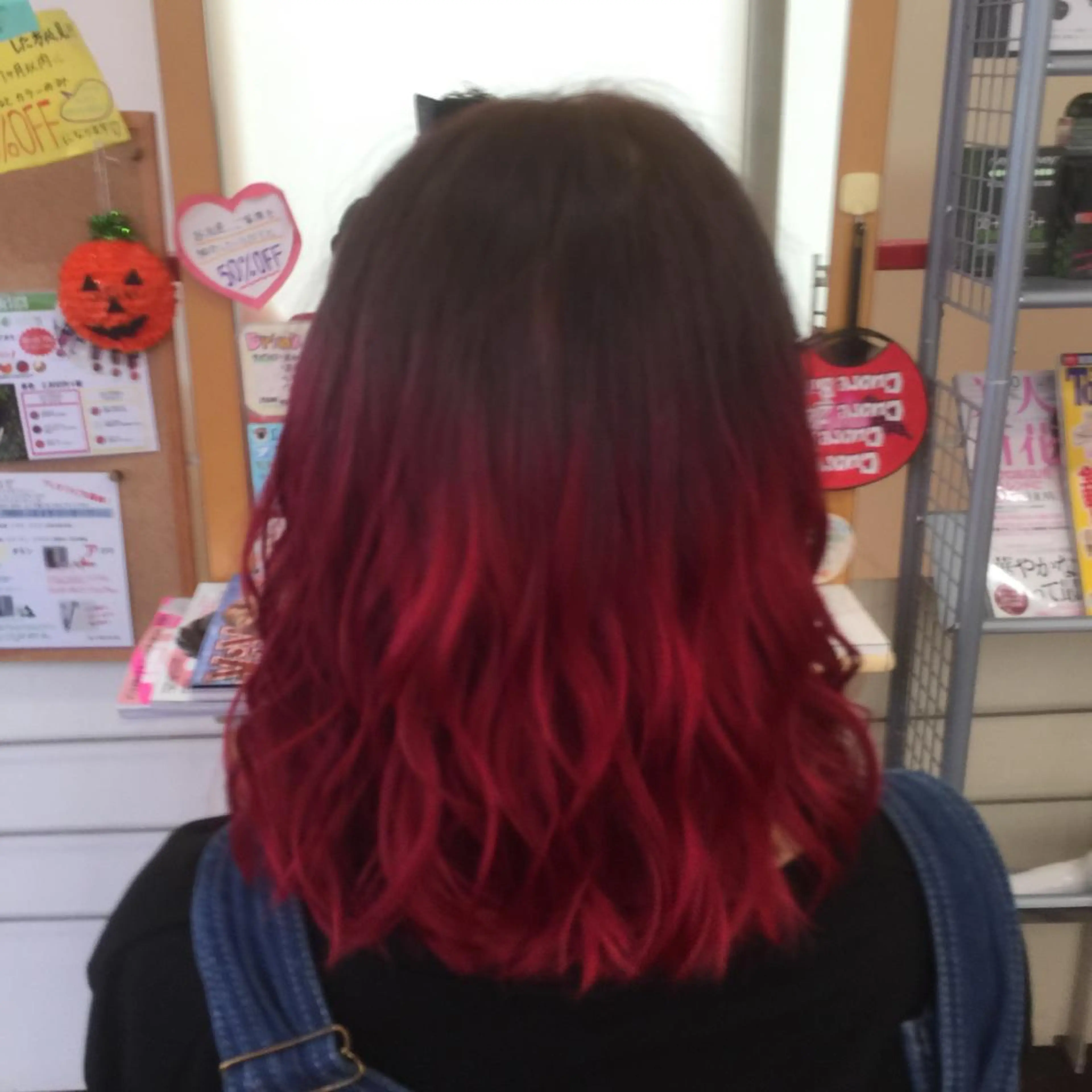 ミディアム カラー グラデーションカラー ヘアカラー たけい ゆうきのヘアスタイル