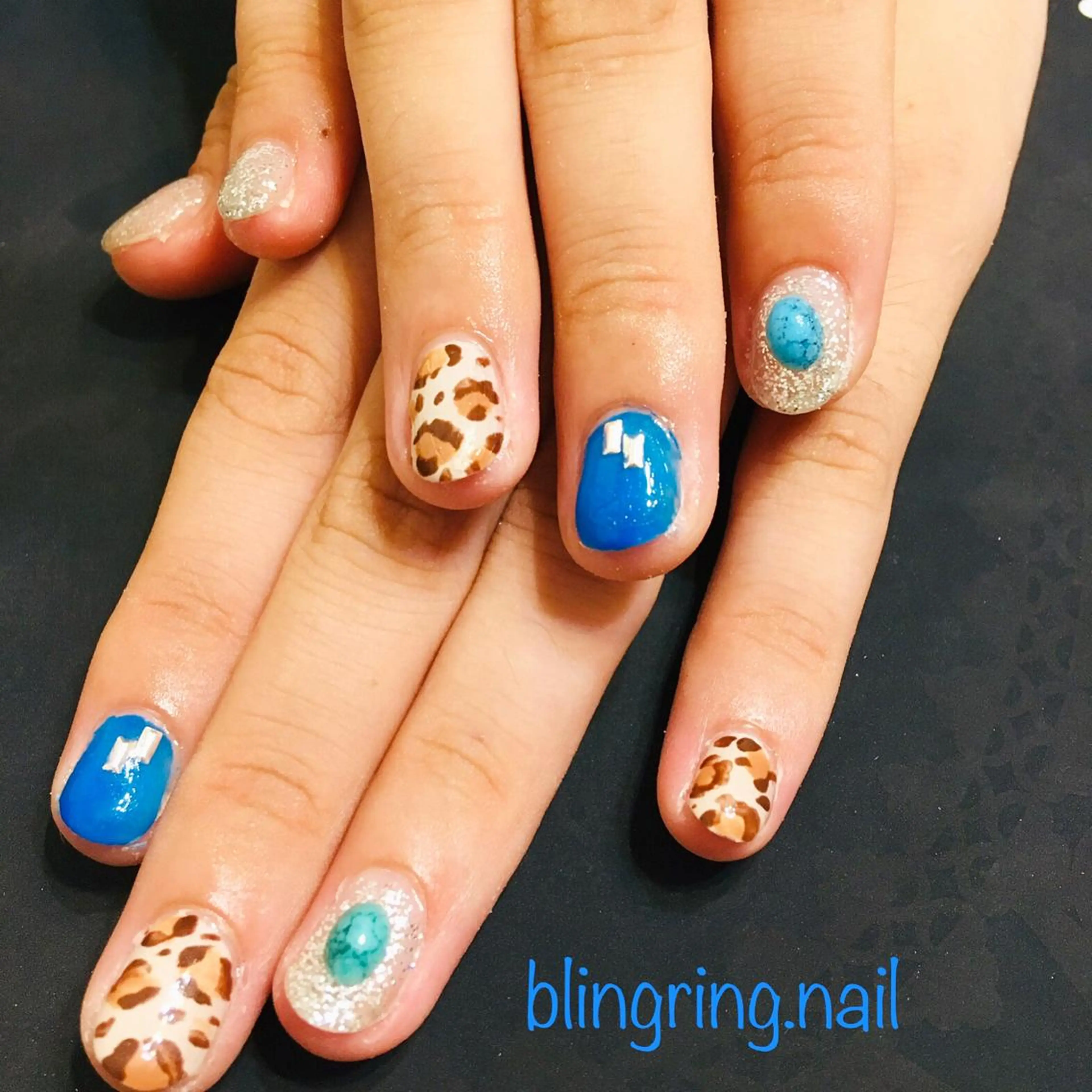 ネイル ストーンネイル ハンドネイル フットネイル 🌈KANÅKO 🌈のネイルデザイン