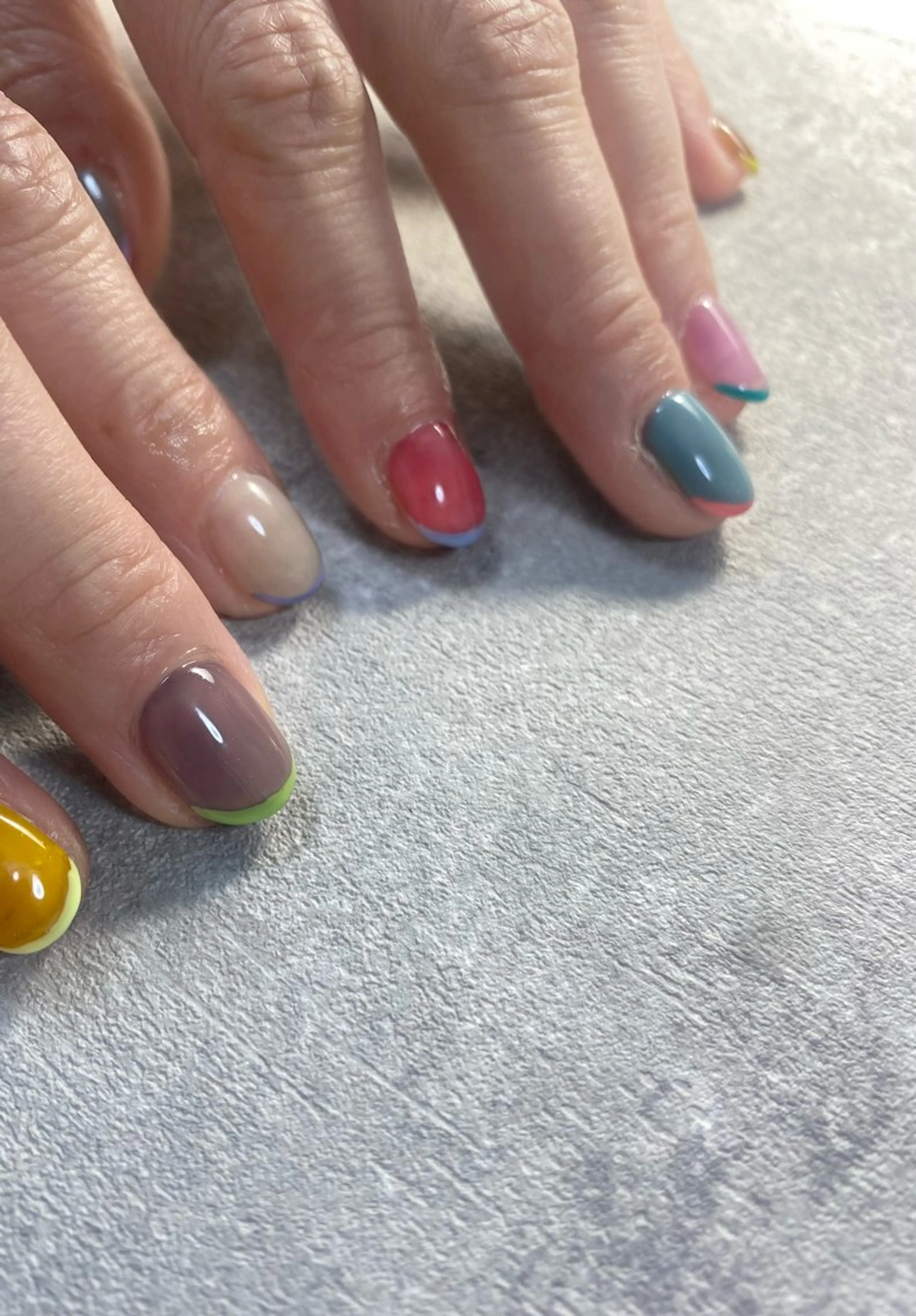 ネイル フレンチネイル 北小岩ネイリスト吉田 由圭のネイルデザイン