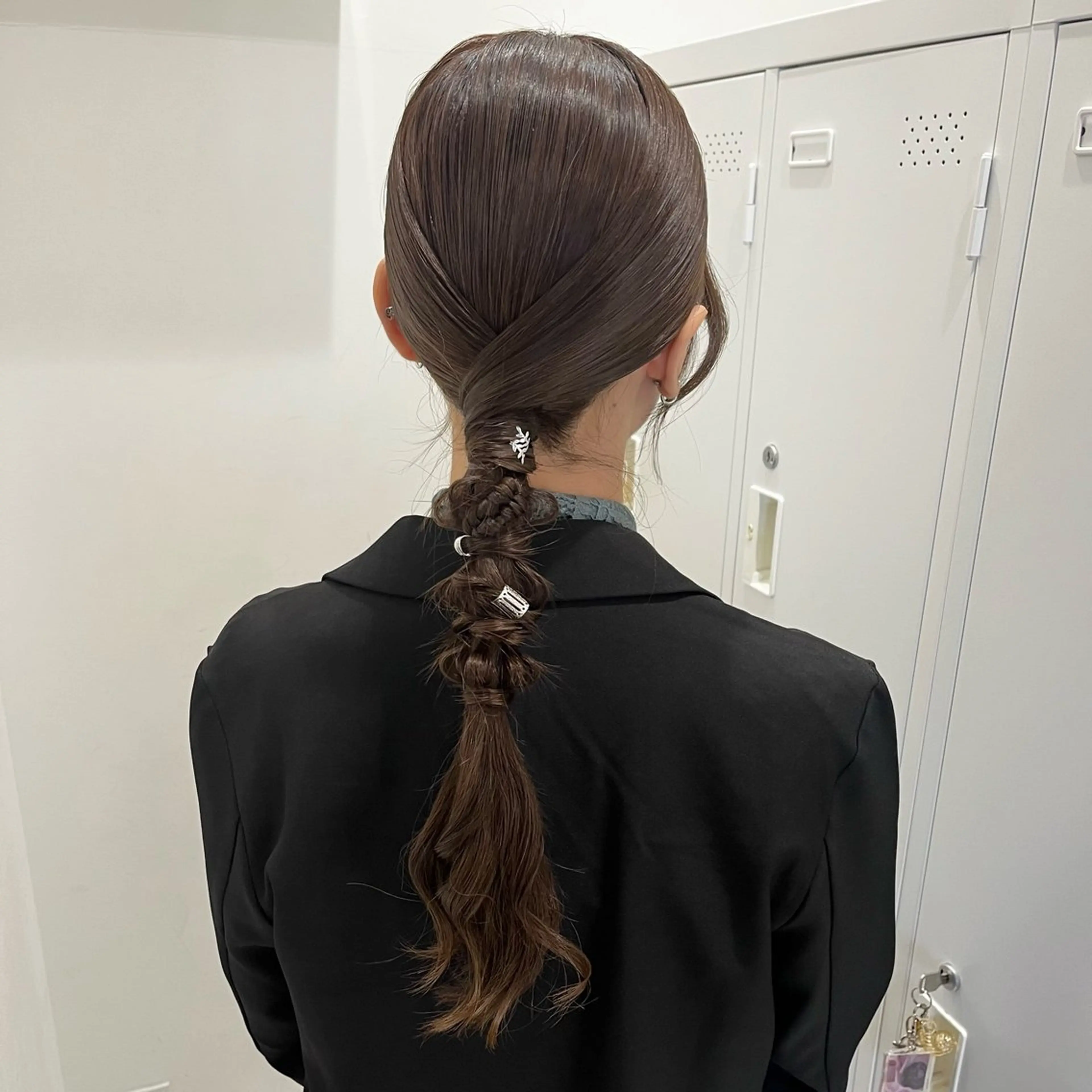 ロング ヘアアレンジ ヘアセット riko/レイヤー/ 艶カラー/ヘアセットのヘアスタイル