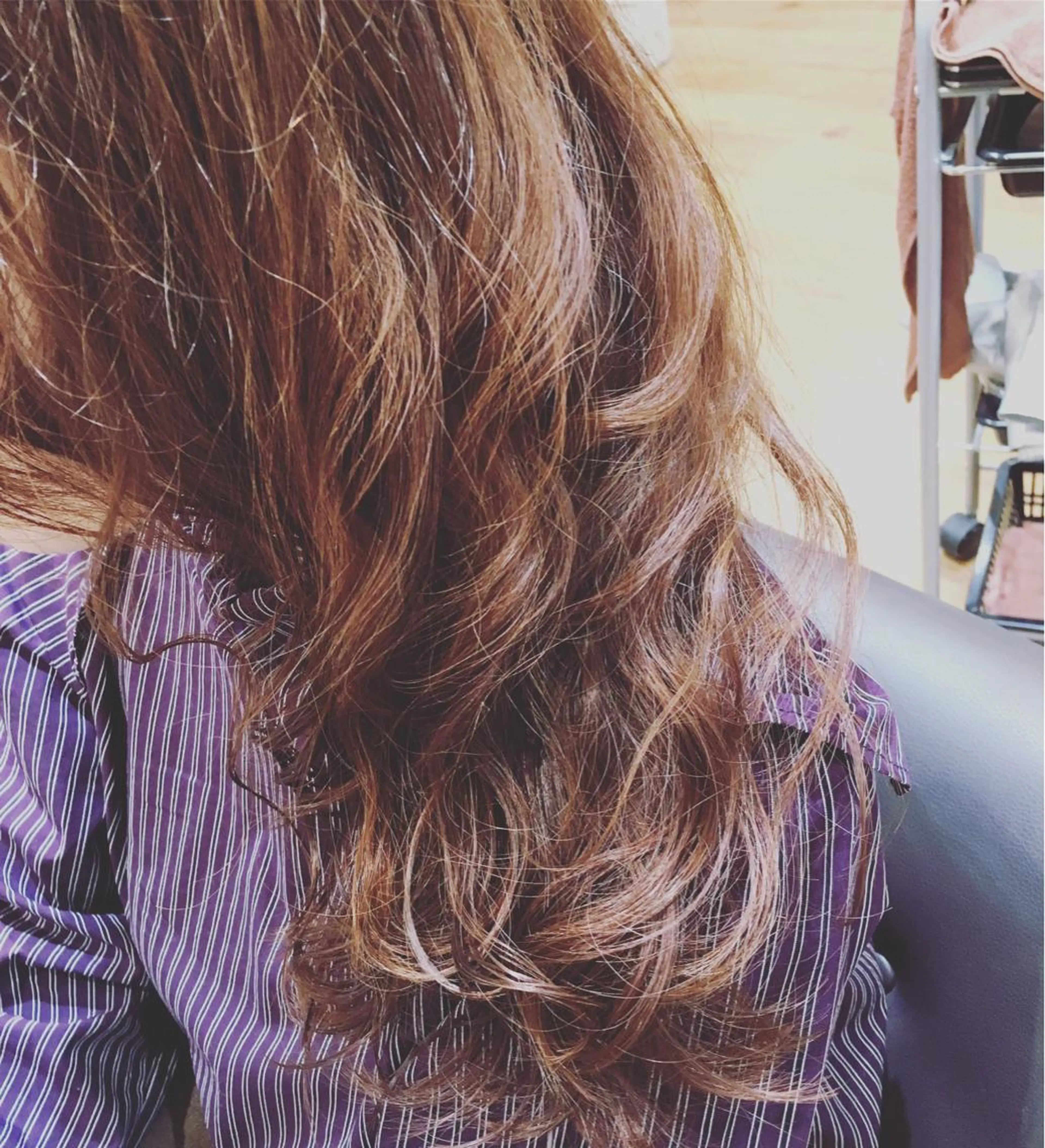 セミロング パーマ セミロングパーマ デジタルパーマ カット パーマ トリートメント 松田 和樹のヘアスタイル