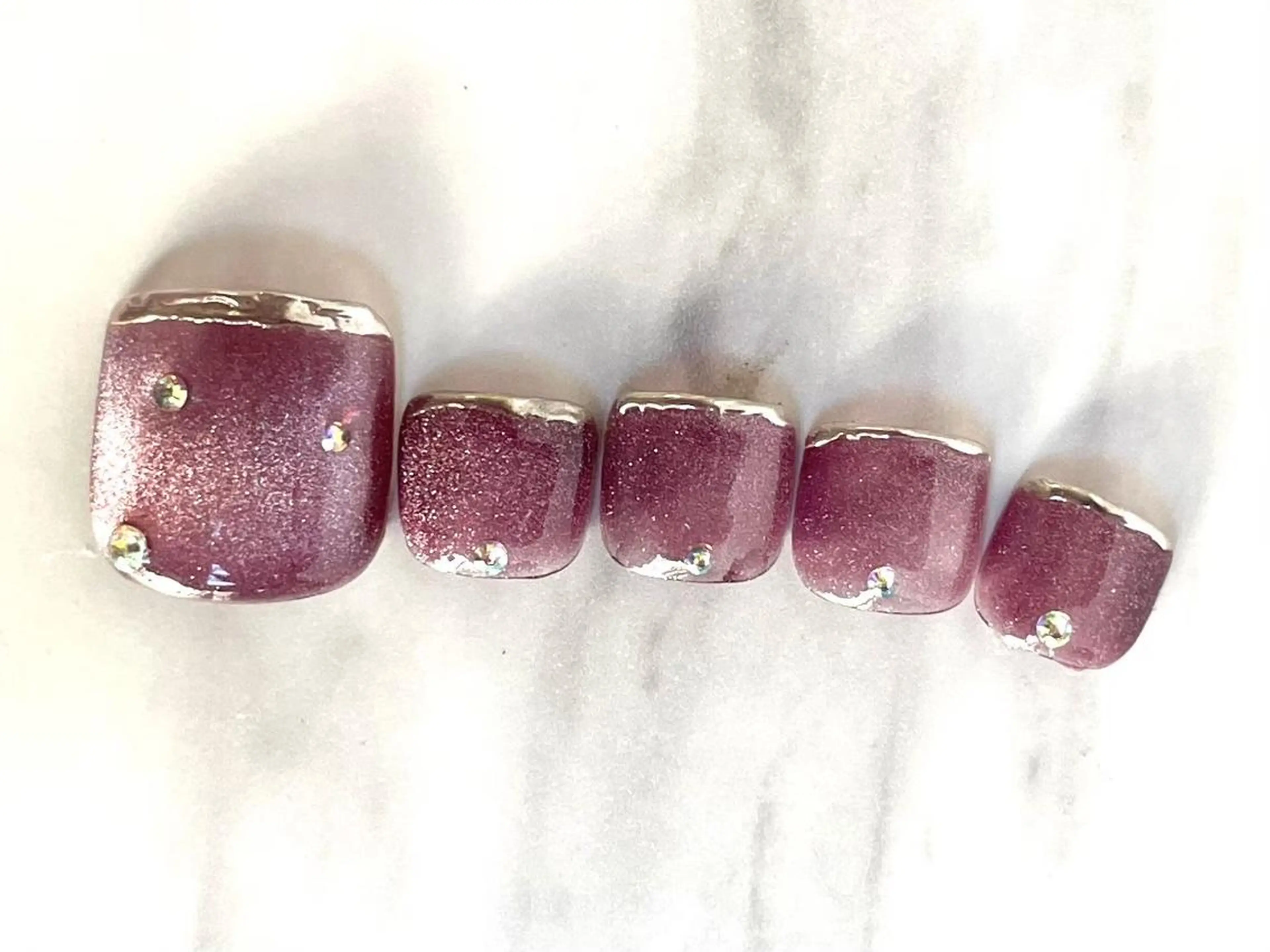 ネイル フットネイル 寺井 美空のネイルデザイン