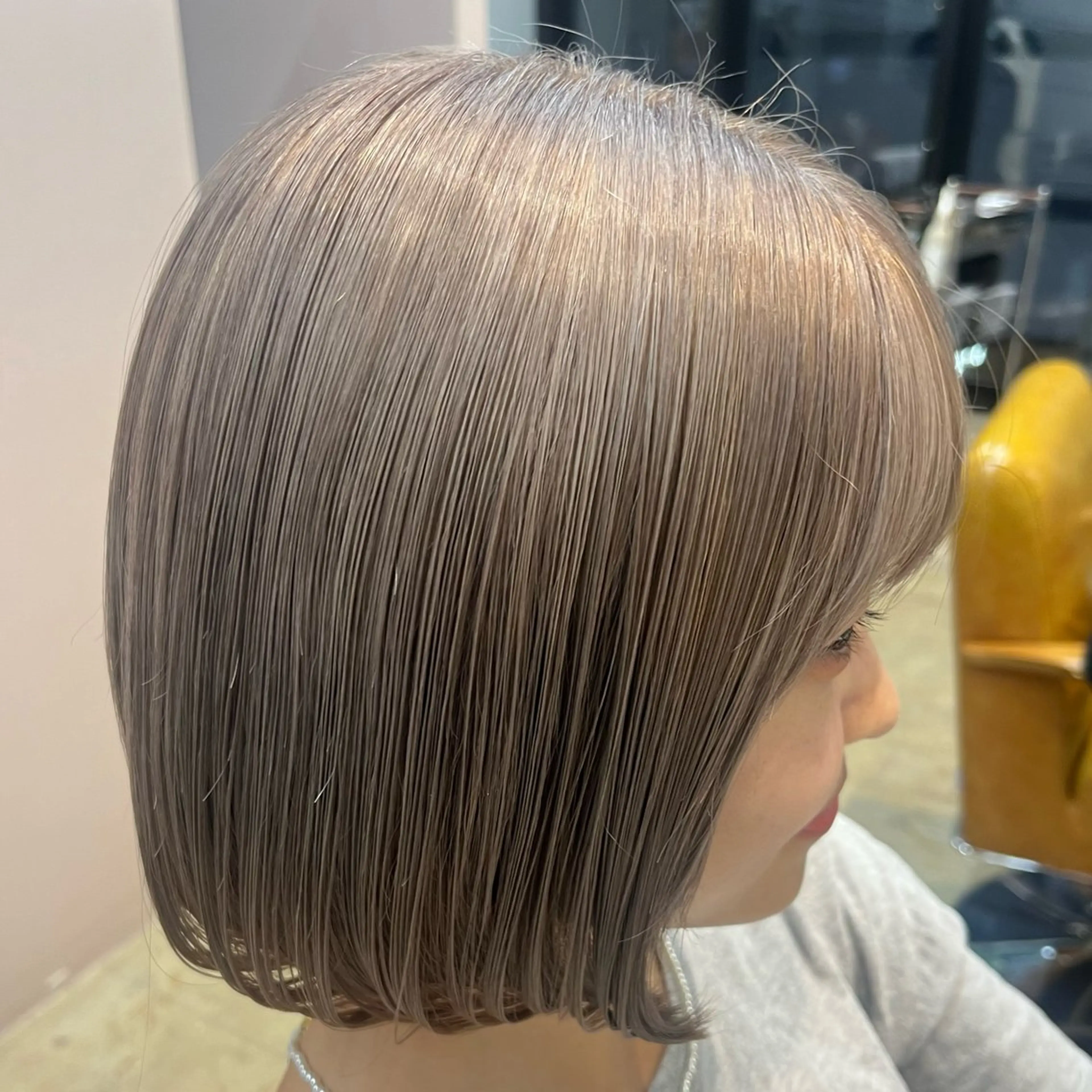 ミディアム カラー ヘアカラー 小顔似合わせカット ┊︎＊AYANO＊のヘアスタイル