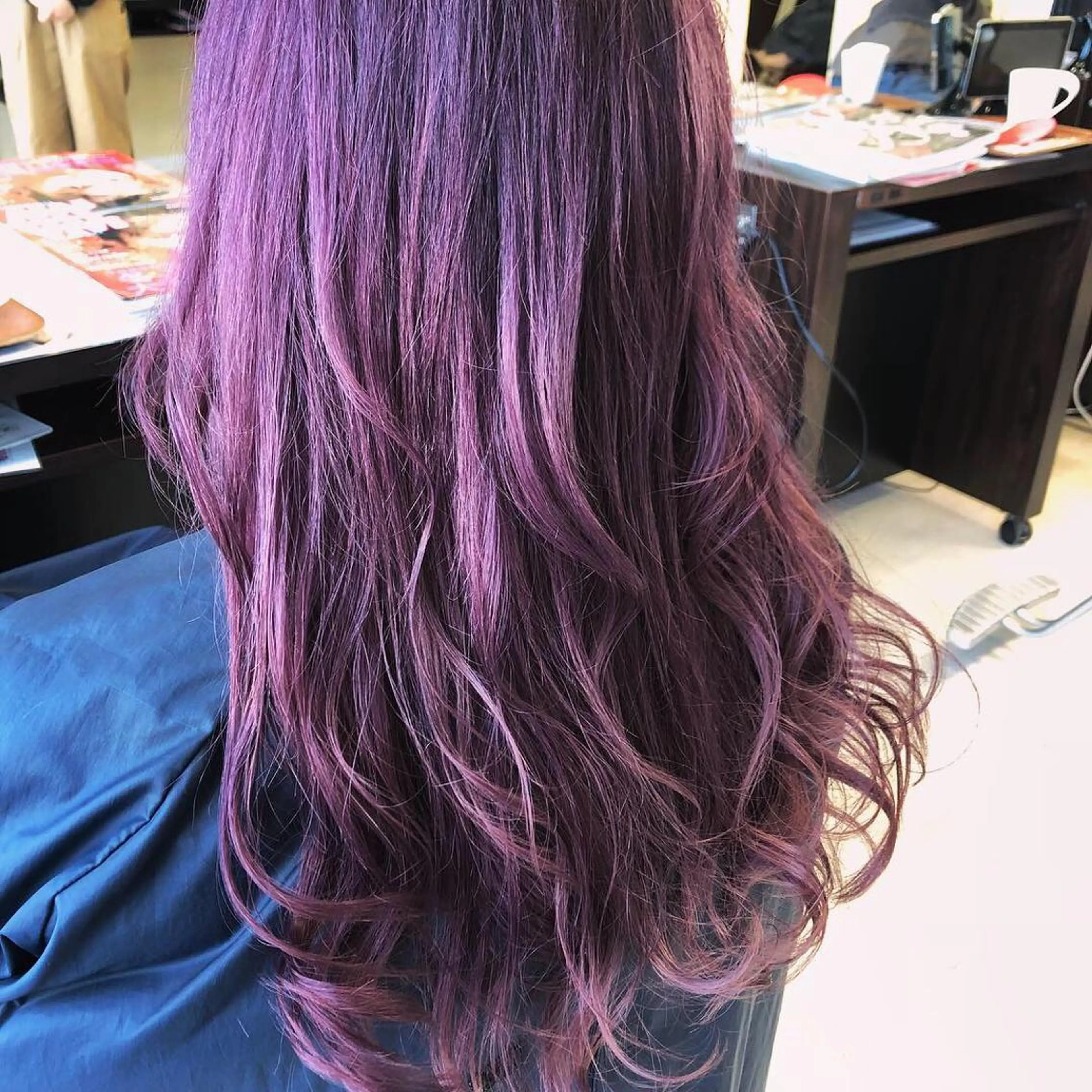 ロング カラー バイオレットカラー 【ショートスタイル】 志波李空のヘアスタイル