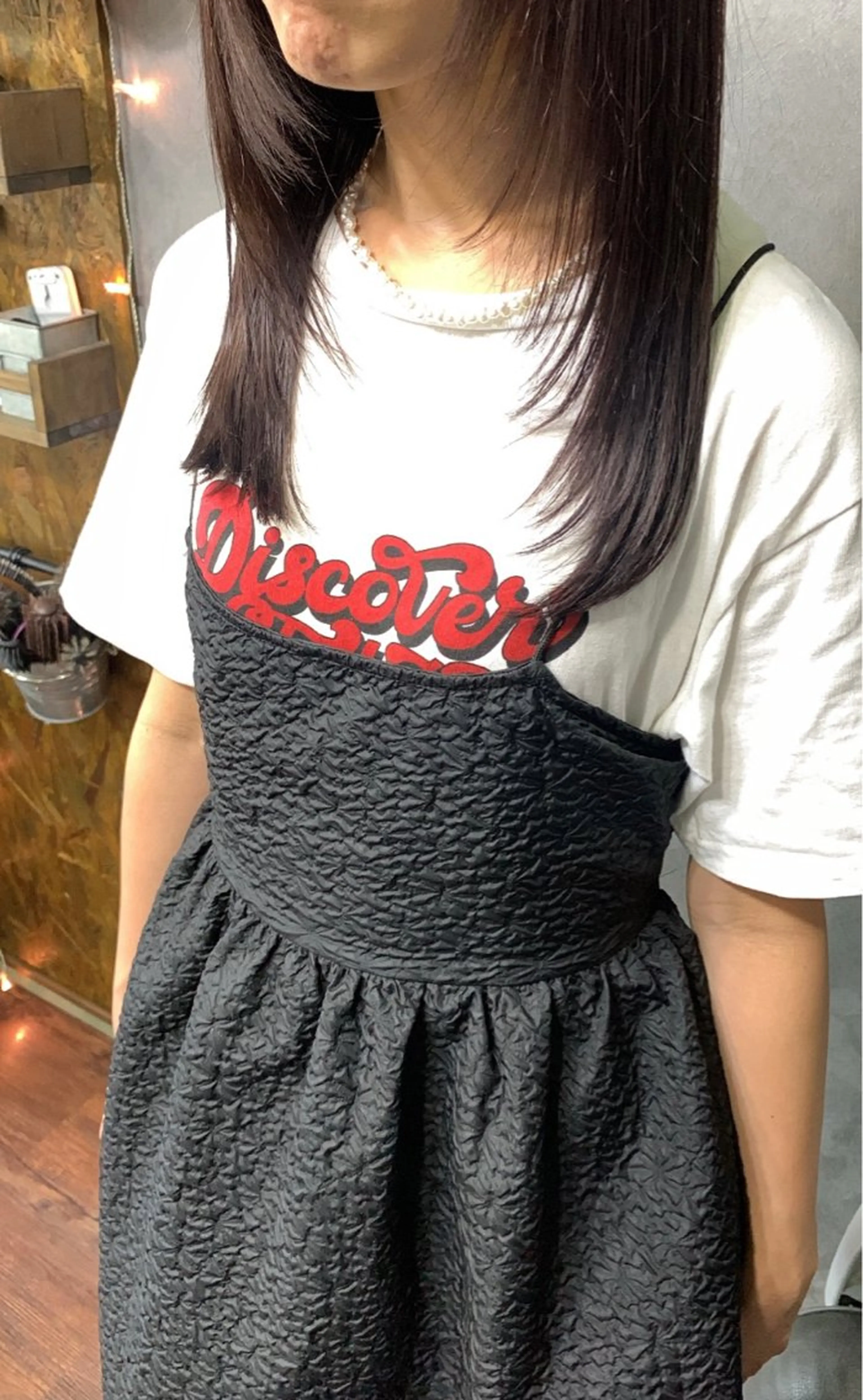 セミロング カラー レイヤーカット ヘアカラー トリートメント chouette/ 根本優希のヘアスタイル