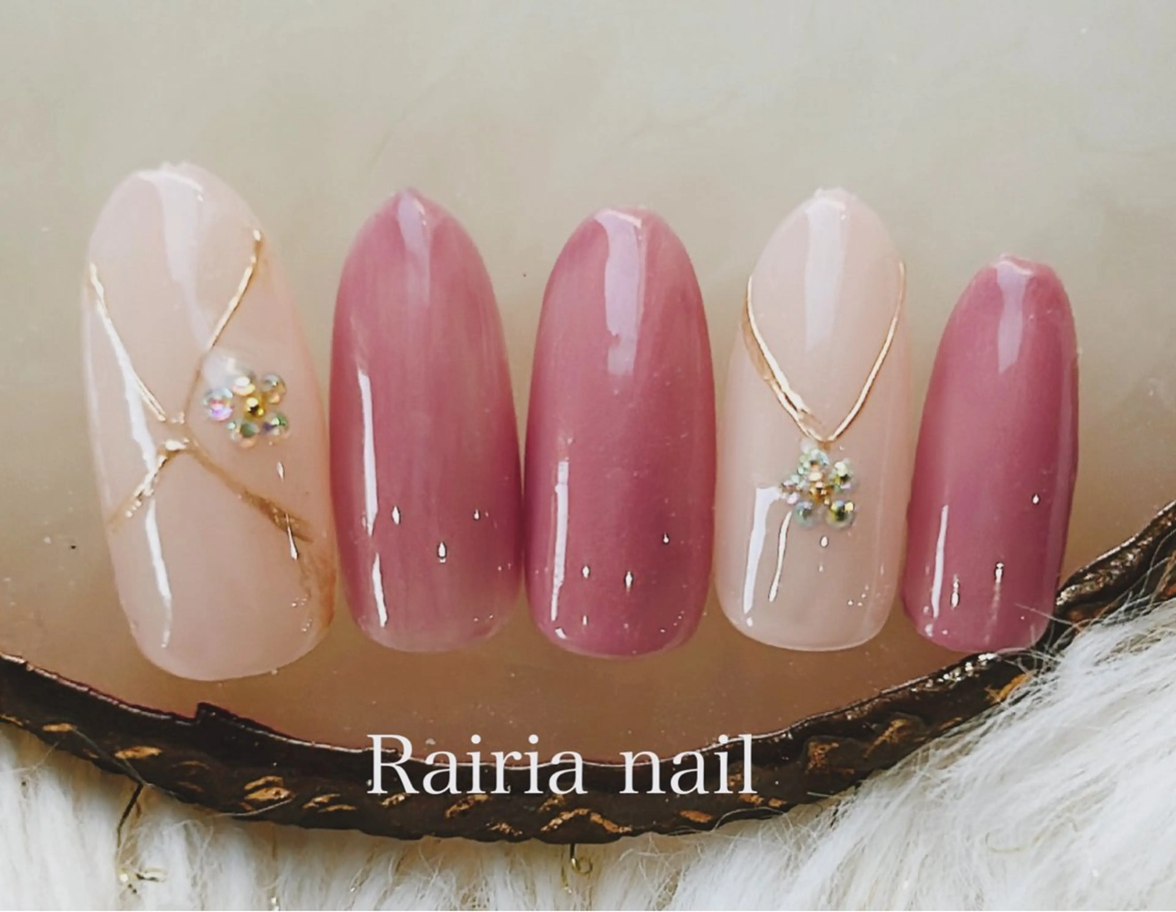 ネイル アートネイル ジェルネイル 持ち込み ニュアンスネイル オフィスネイル Rairia nail本八幡店のネイルデザイン