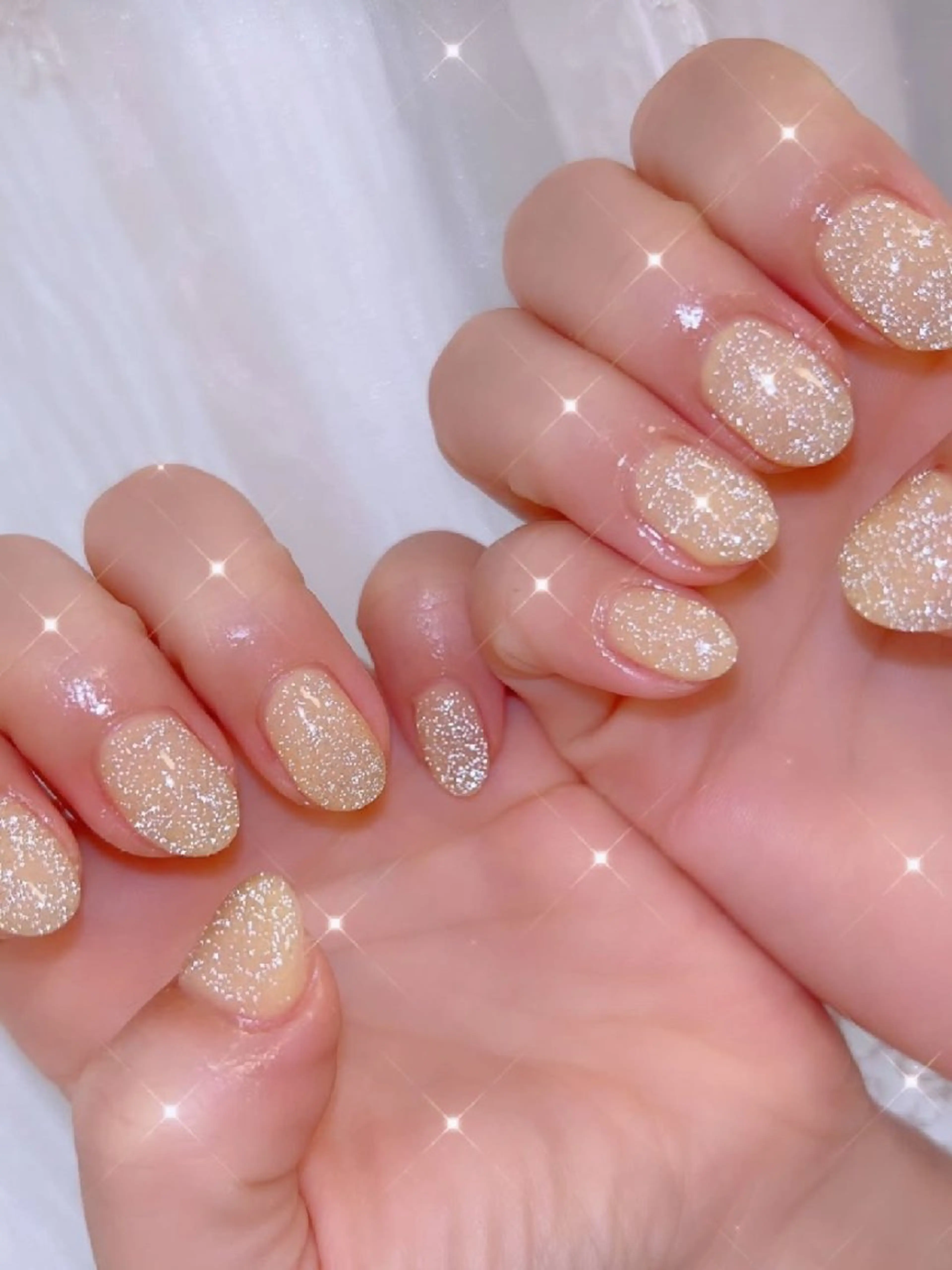ネイル 長さ出し ジェルネイル 韓国ネイル マグネットネイル ニュアンスネイル ハンドネイル I LOVE ME  NAIL.｡.:*♡のネイルデザイン