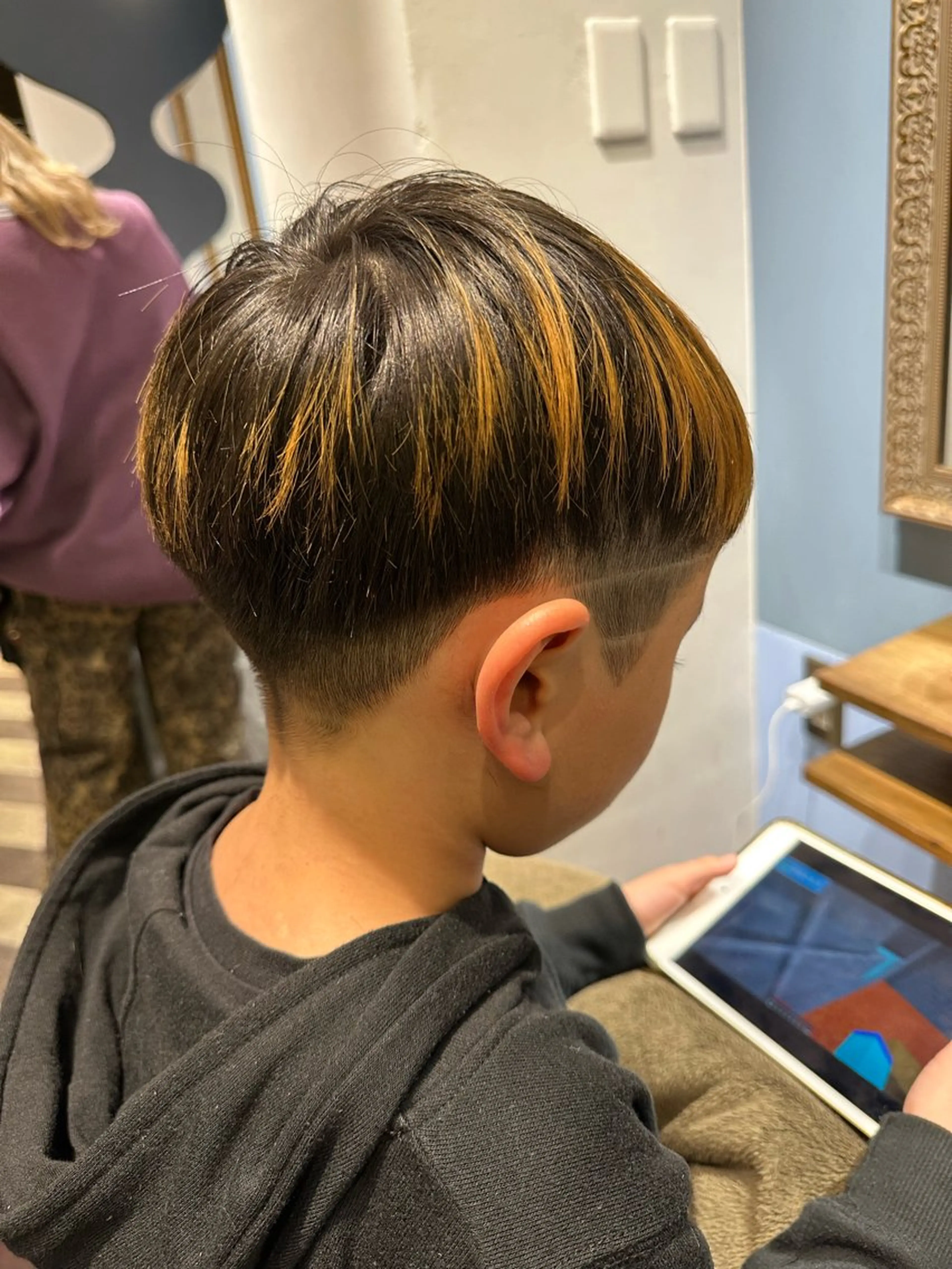 ショート メンズ メンズメッシュ 刈り上げ 【echelle】 あむのヘアスタイル