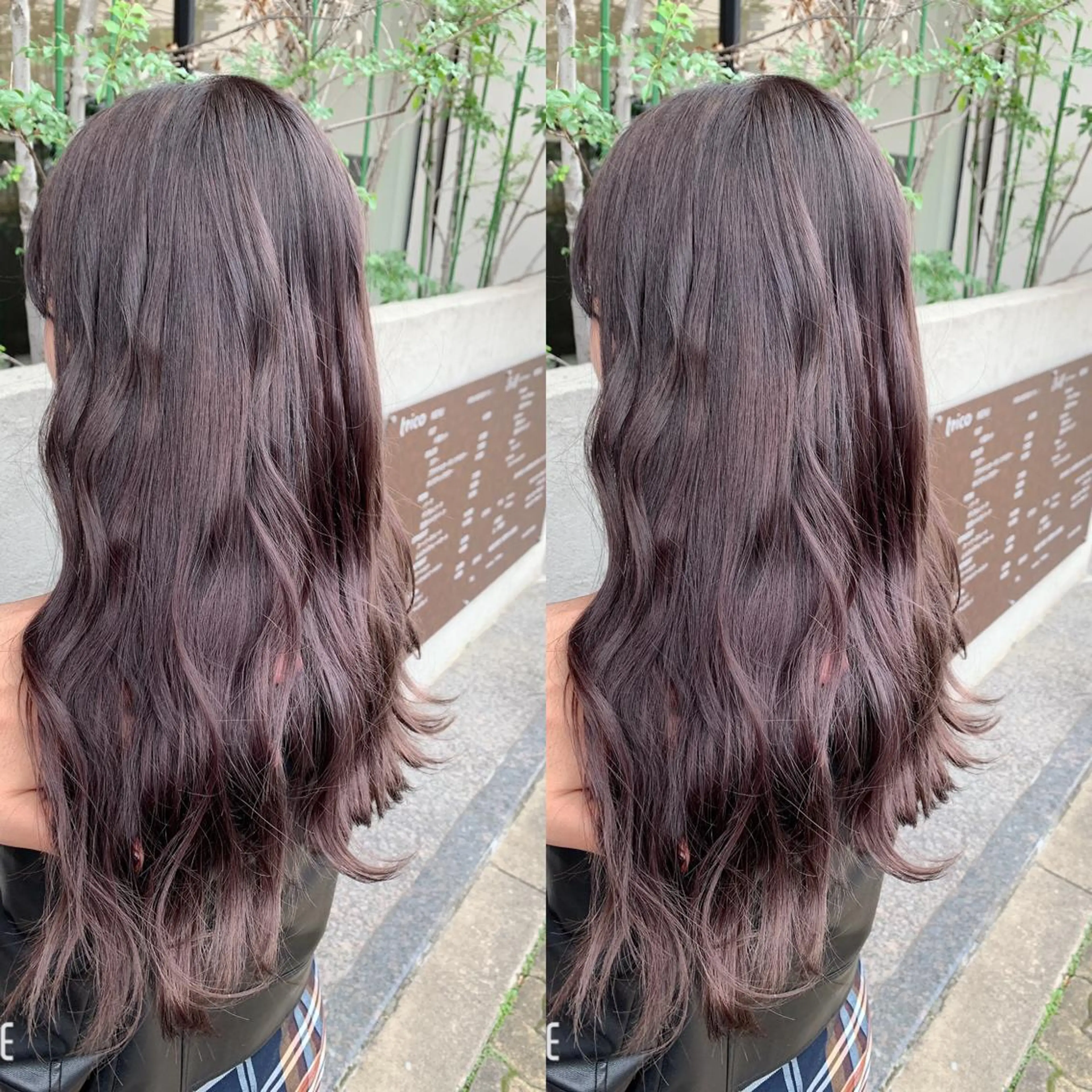 セミロング カラー ラベンダーカラー 似合わせ/ブリーチ カラー.岡田友仁のヘアスタイル