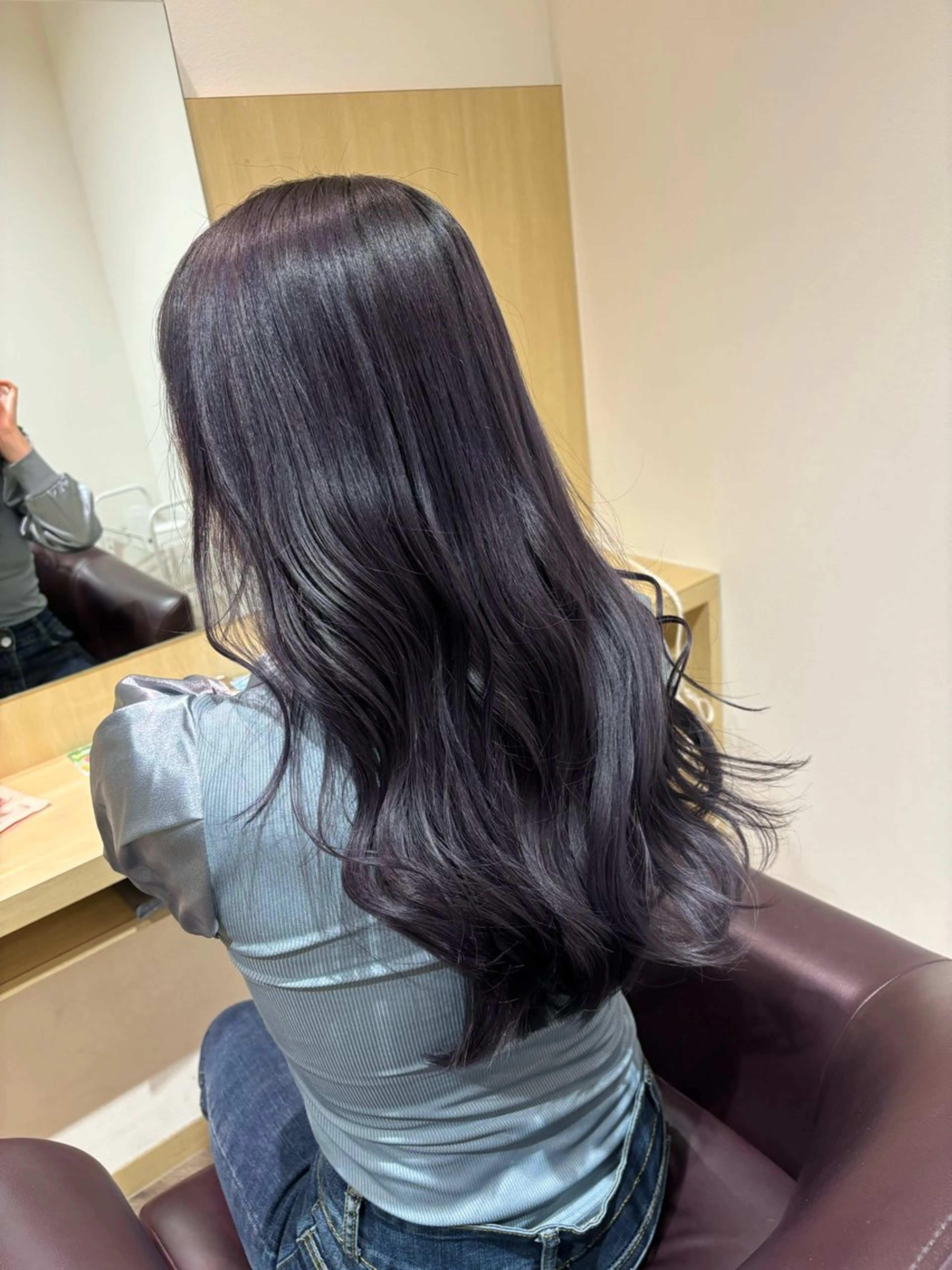 ロング カラー ゆい/パーマ/レイヤ ー/似合わせカラーのヘアスタイル