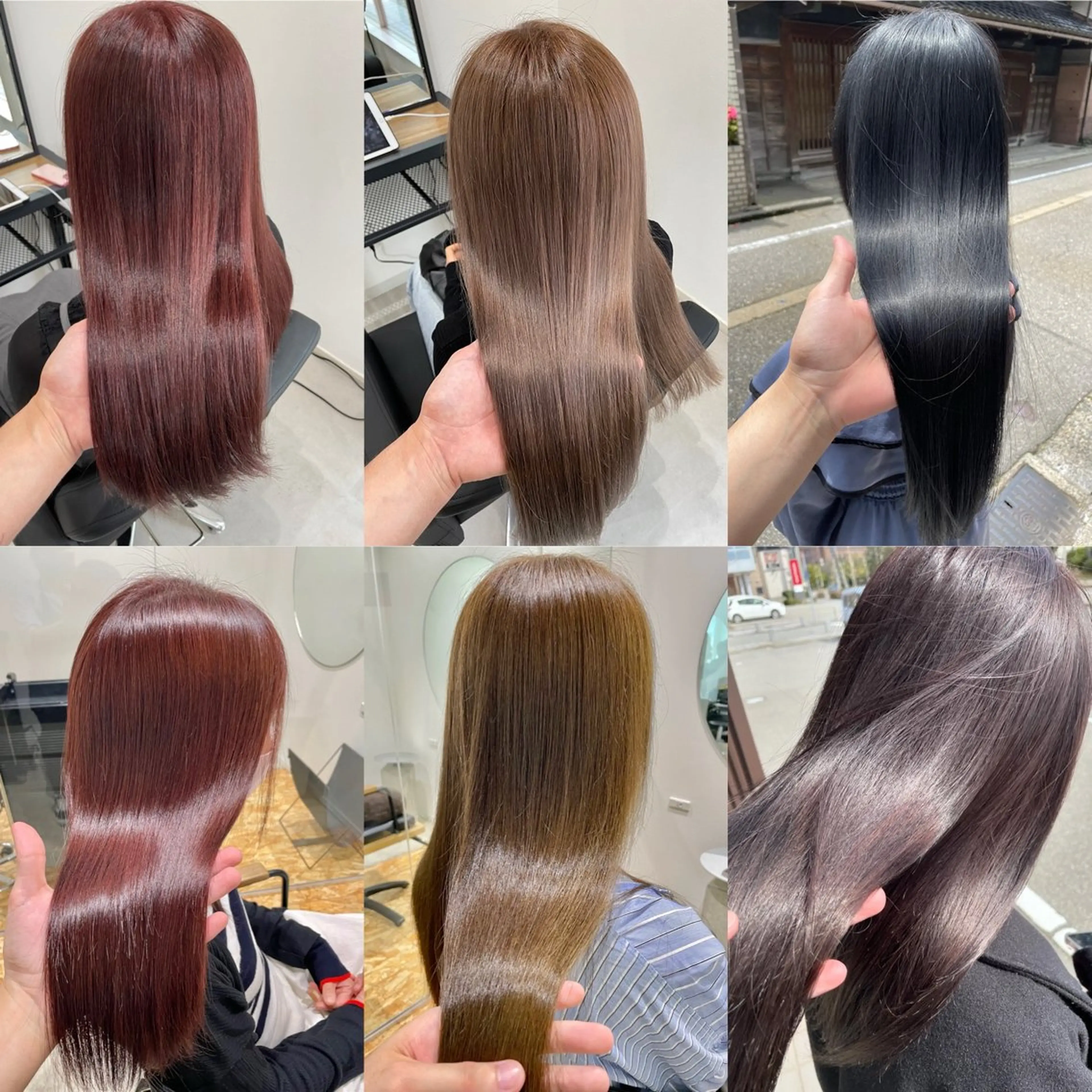 透明感カラー + 6ステップトリートメントの写真