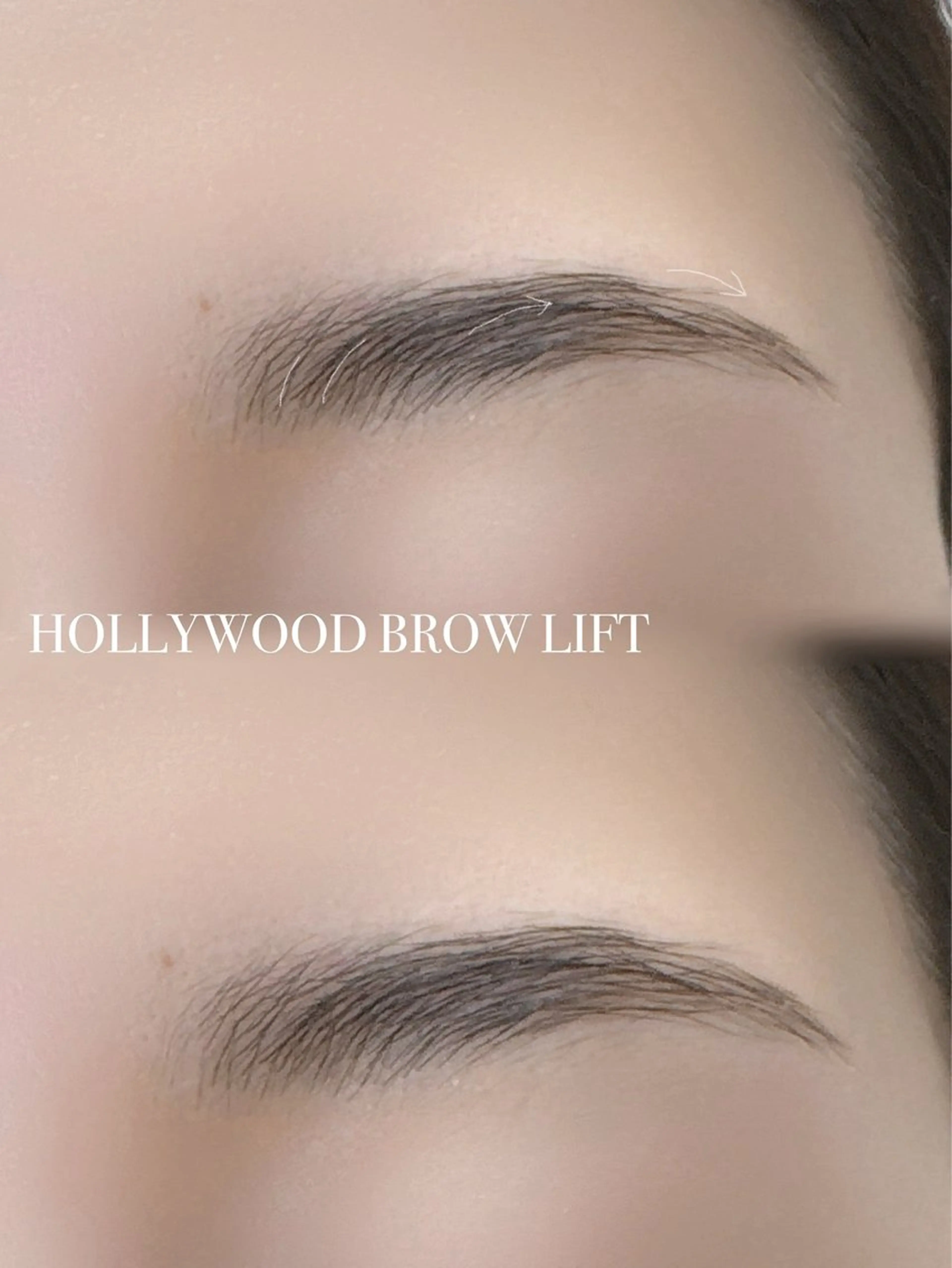 【モデル募集❕】ラッシュリフトまつげパーマ(パリジェンヌ可)＋ハリウッドブロウリフト(パーマ&wax) 同時施術の写真