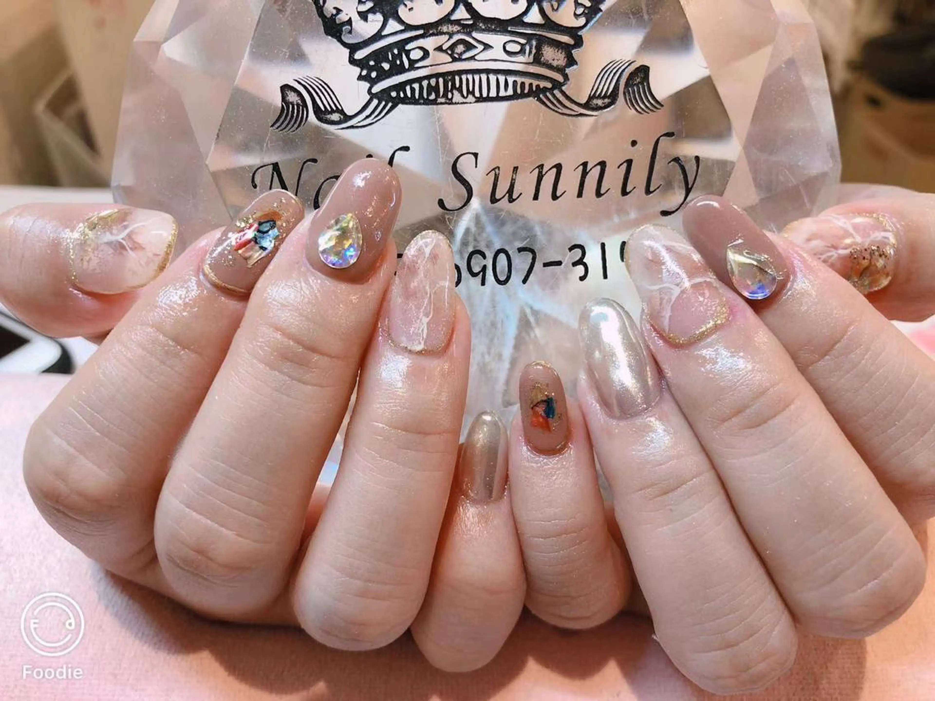 ネイル 長さだし専門店 M2　rikaのネイルデザイン