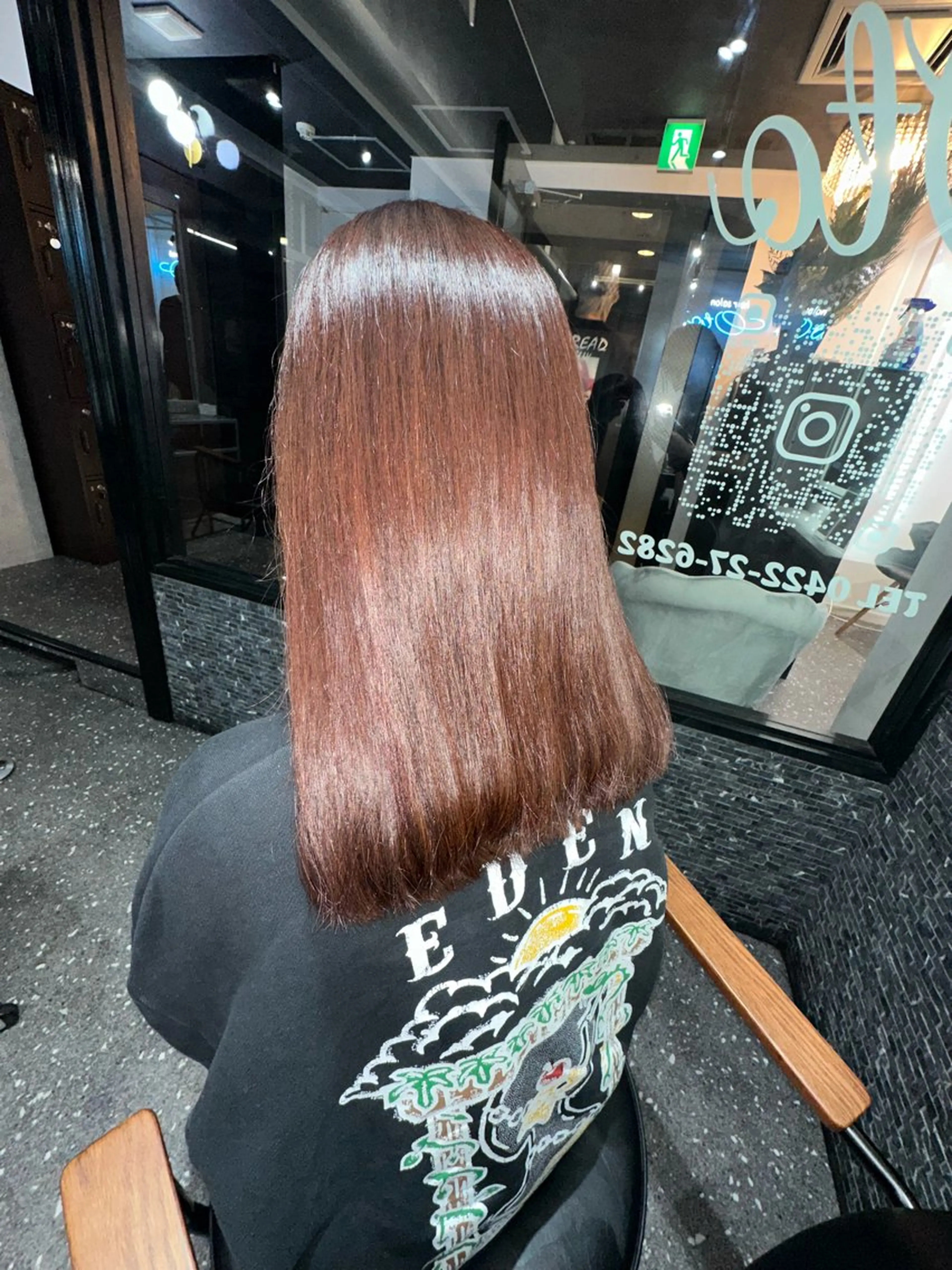 ロング カラー パーマ カット ヘアカラー 縮毛矯正 トリートメント 髪質改善⭐️縮毛矯正 中野⭐️Rinaのヘアスタイル