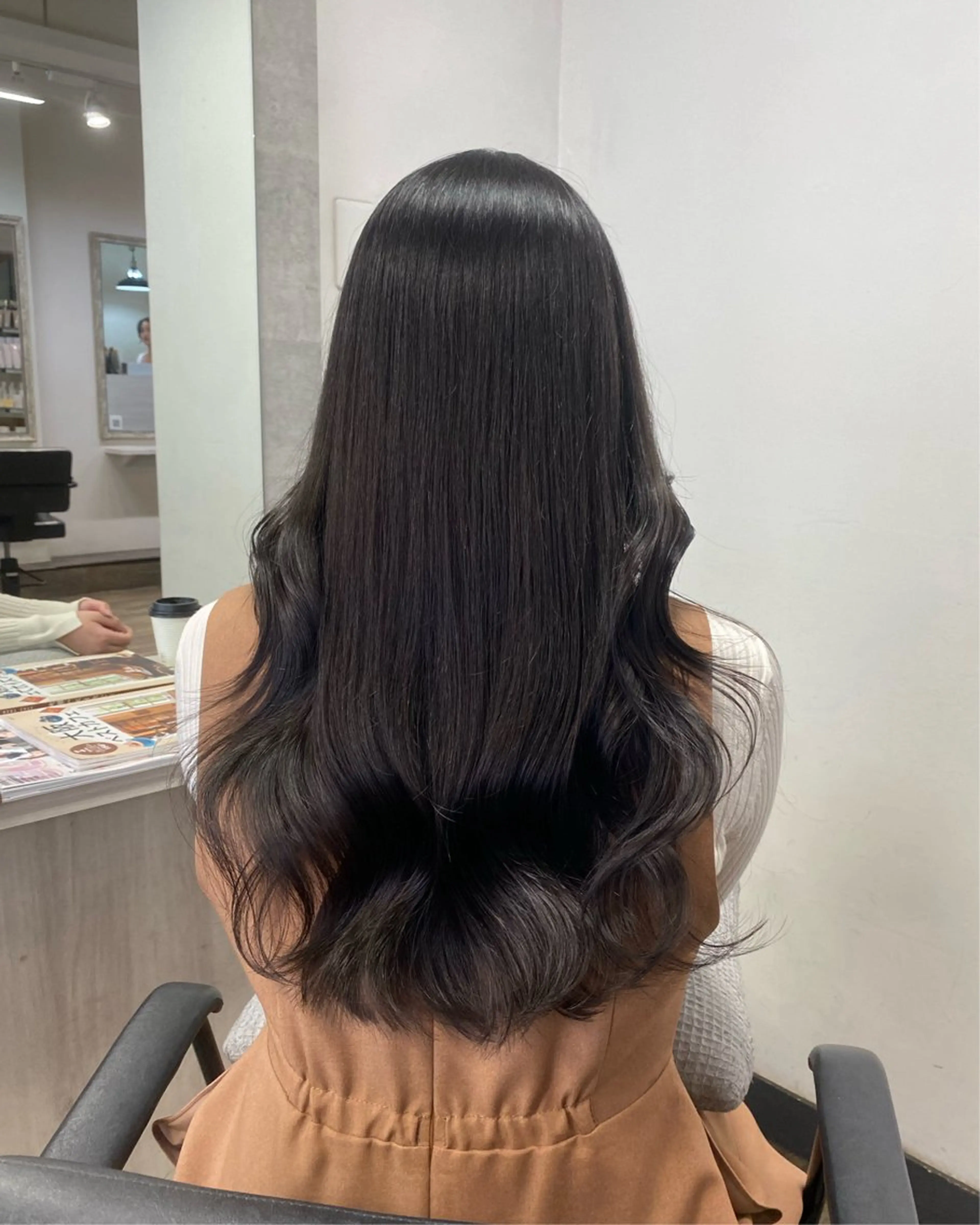 ロング カット ヘアカラー MIREI /韓国風 ショート/大阪美容室のヘアスタイル