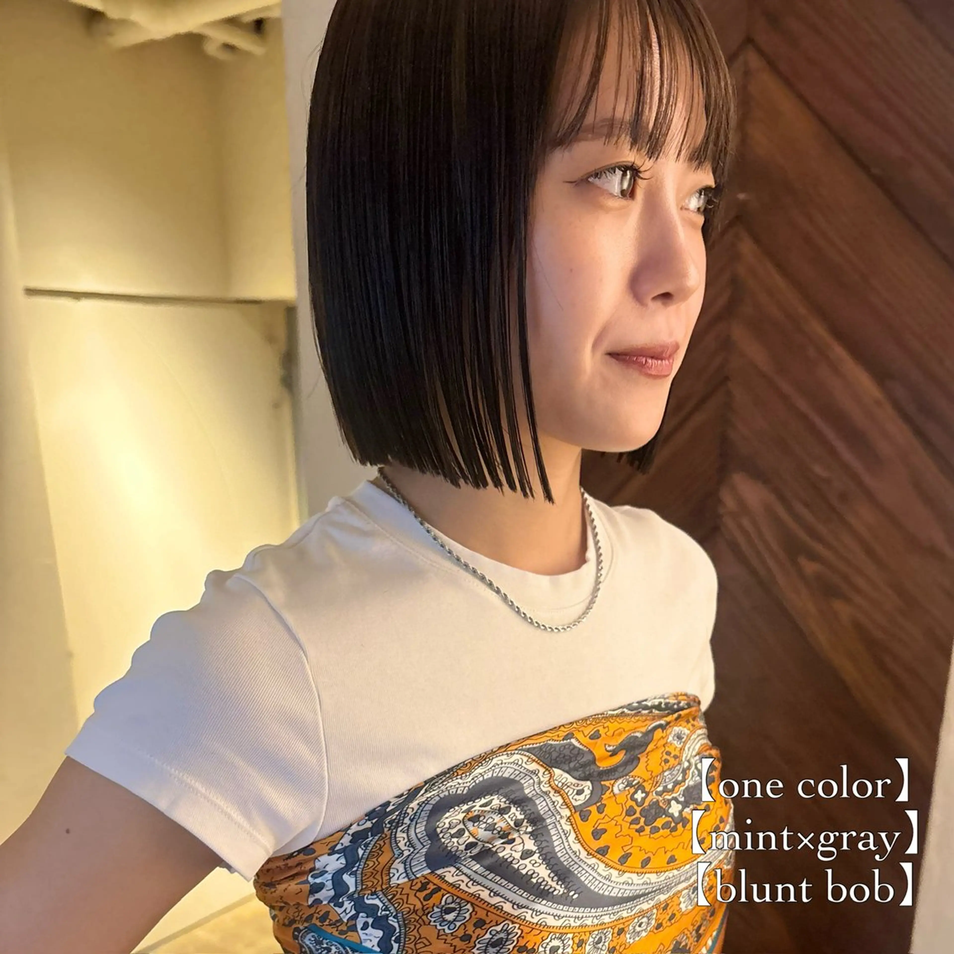 ミディアム カラー カット ヘアカラー ⌇🌹透明感カラー 🌹ᴍᴇɢᴜᴍɪ ⌇のヘアスタイル