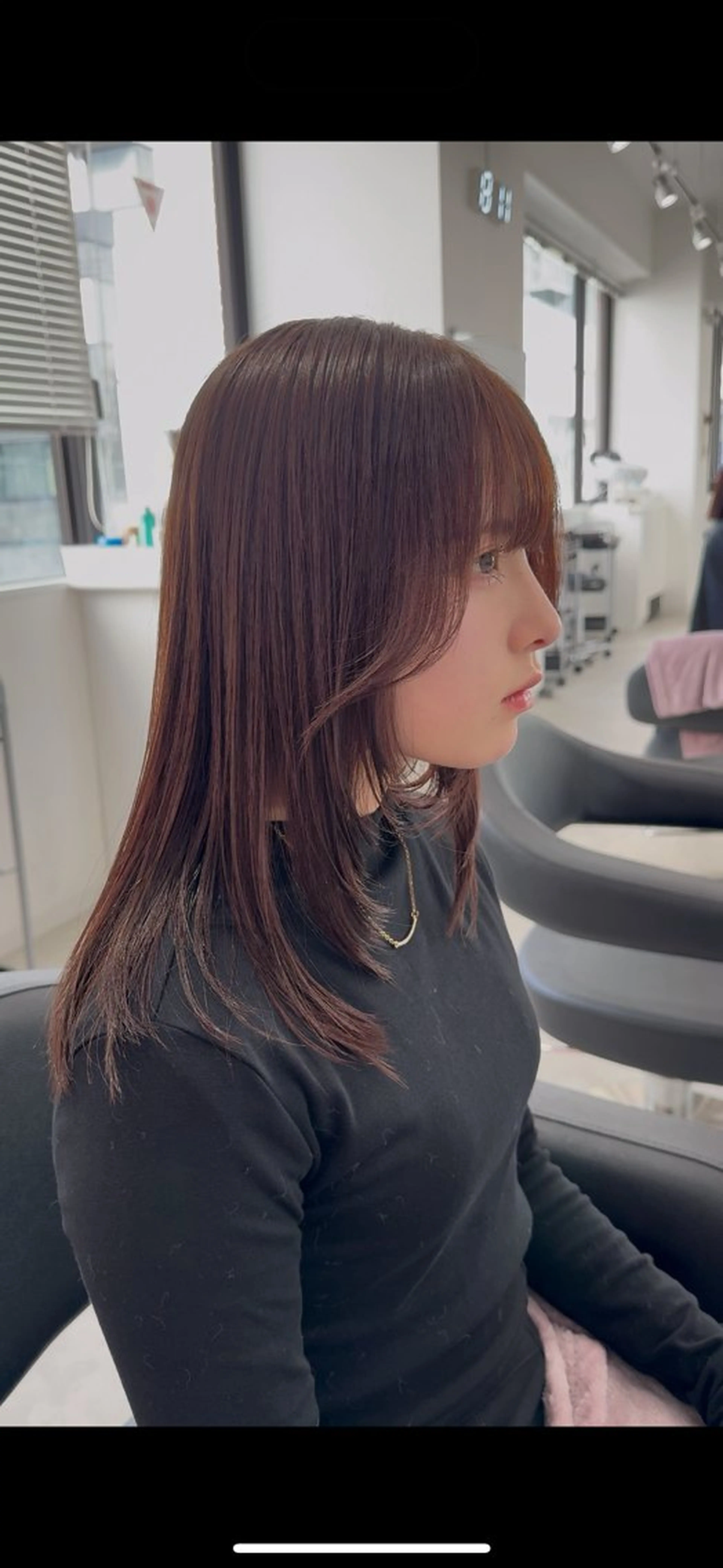 セミロング カット ヘアカラー トリートメント レイヤー/透明感☃️ kyotaro⛄️のヘアスタイル