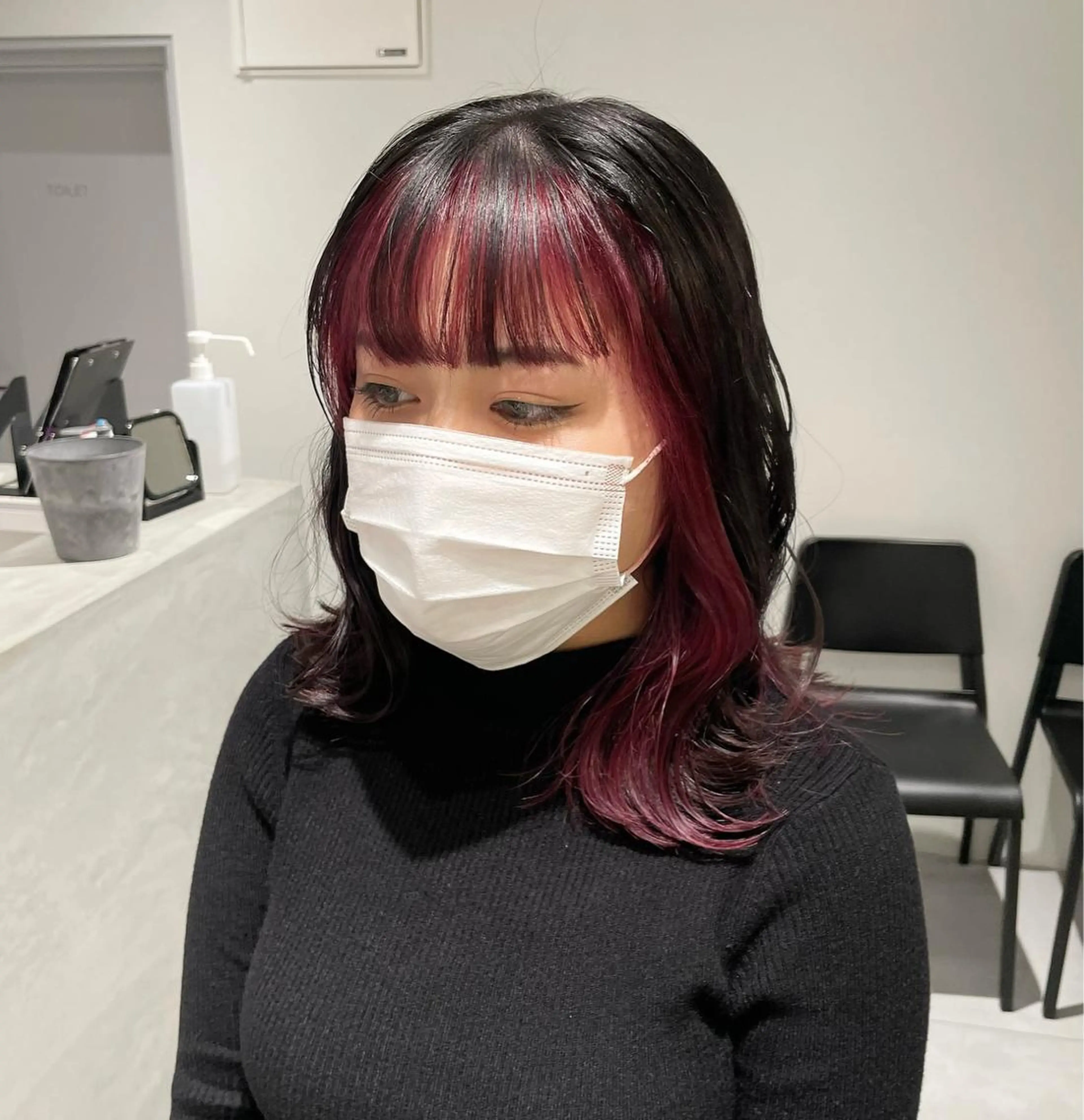 セミロング カラー ヘアカラー piLLon/ RYUKAのヘアスタイル