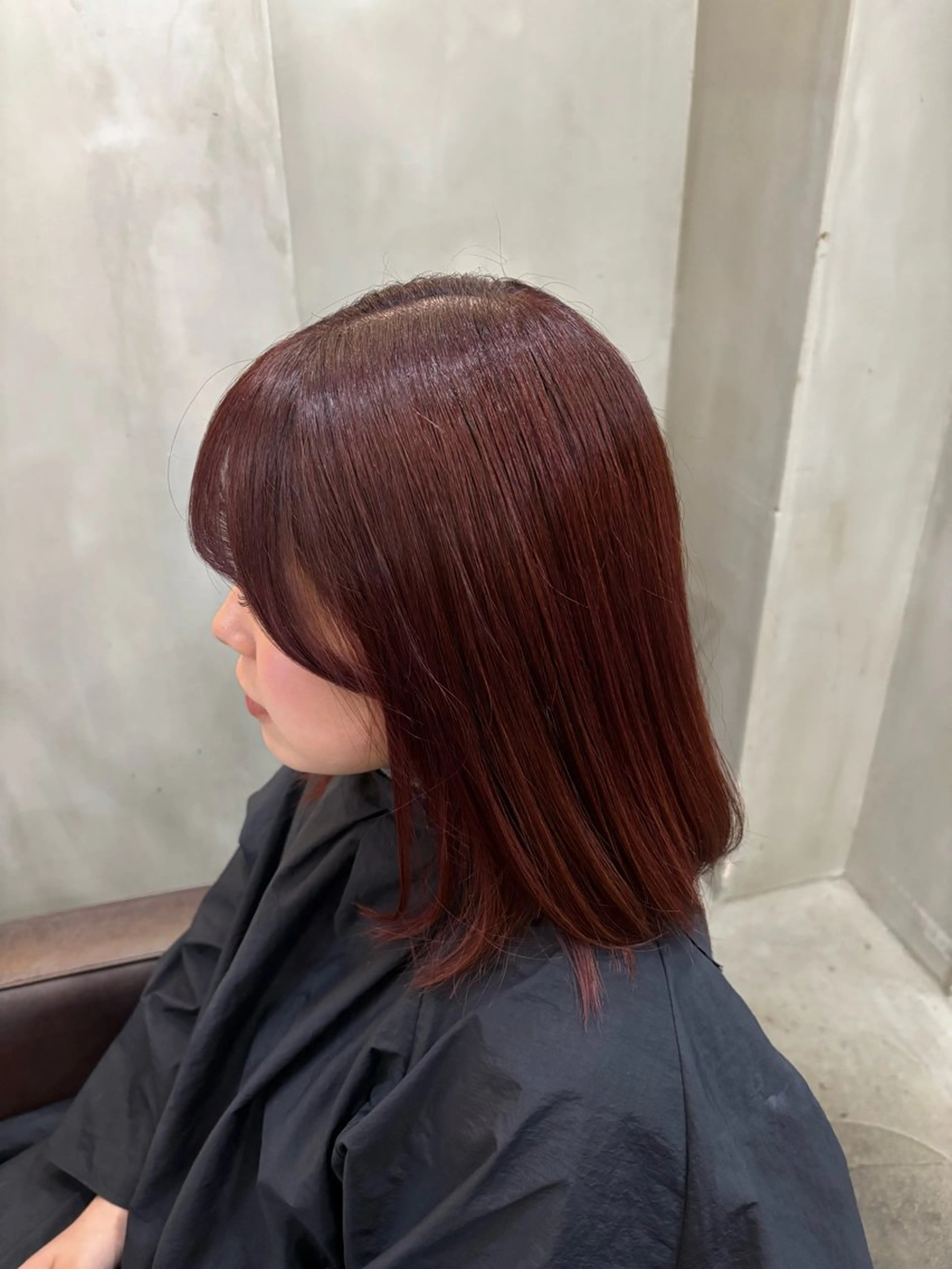 ショート カラー レッドカラー ヘアカラー VOYAGE所属・中園康 /カラー/ブリーチのヘアスタイル