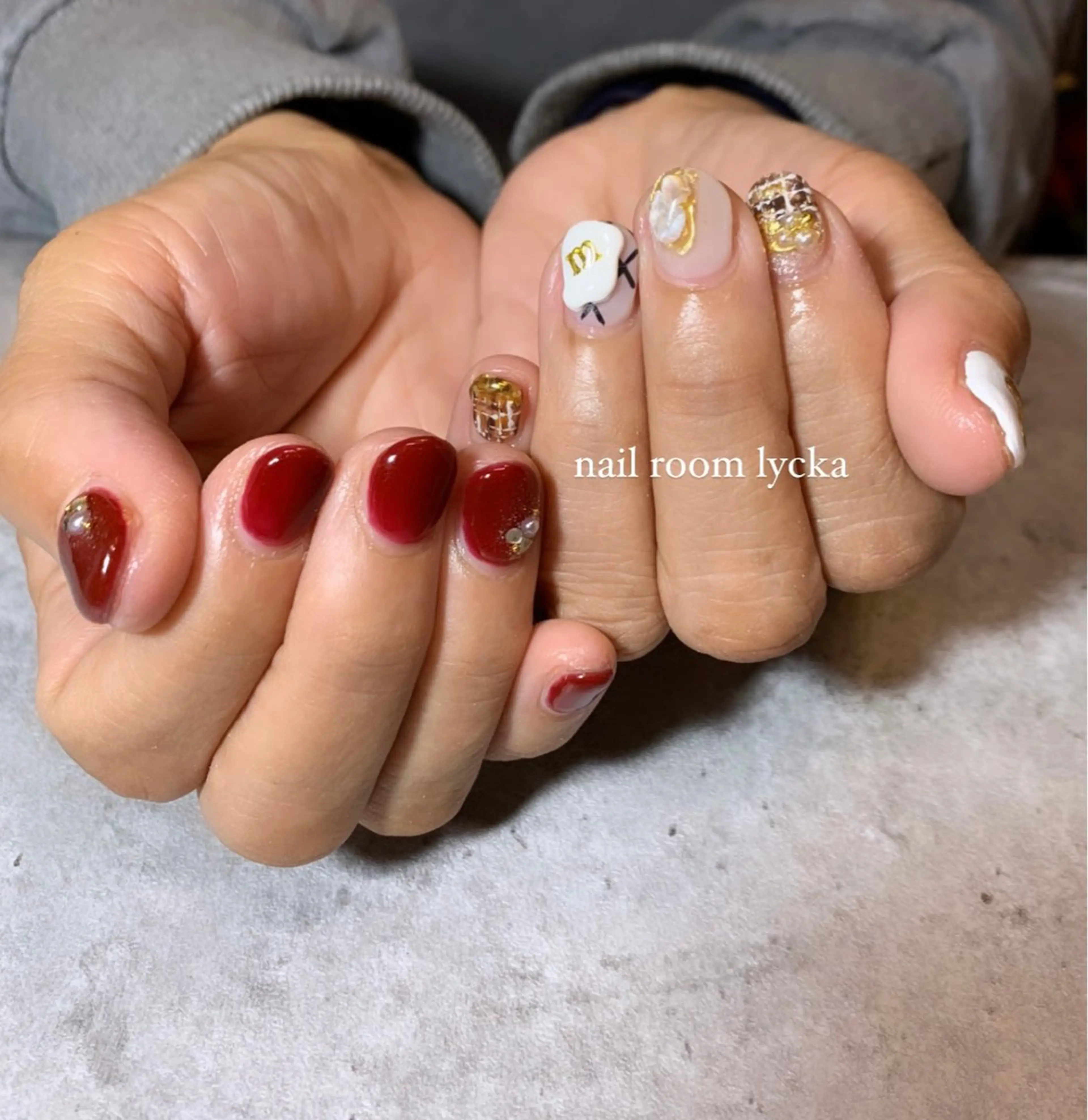 ネイル ﾈｲﾙﾙｰﾑﾘｯｶ 𝐦𝐚𝐲𝐮のネイルデザイン