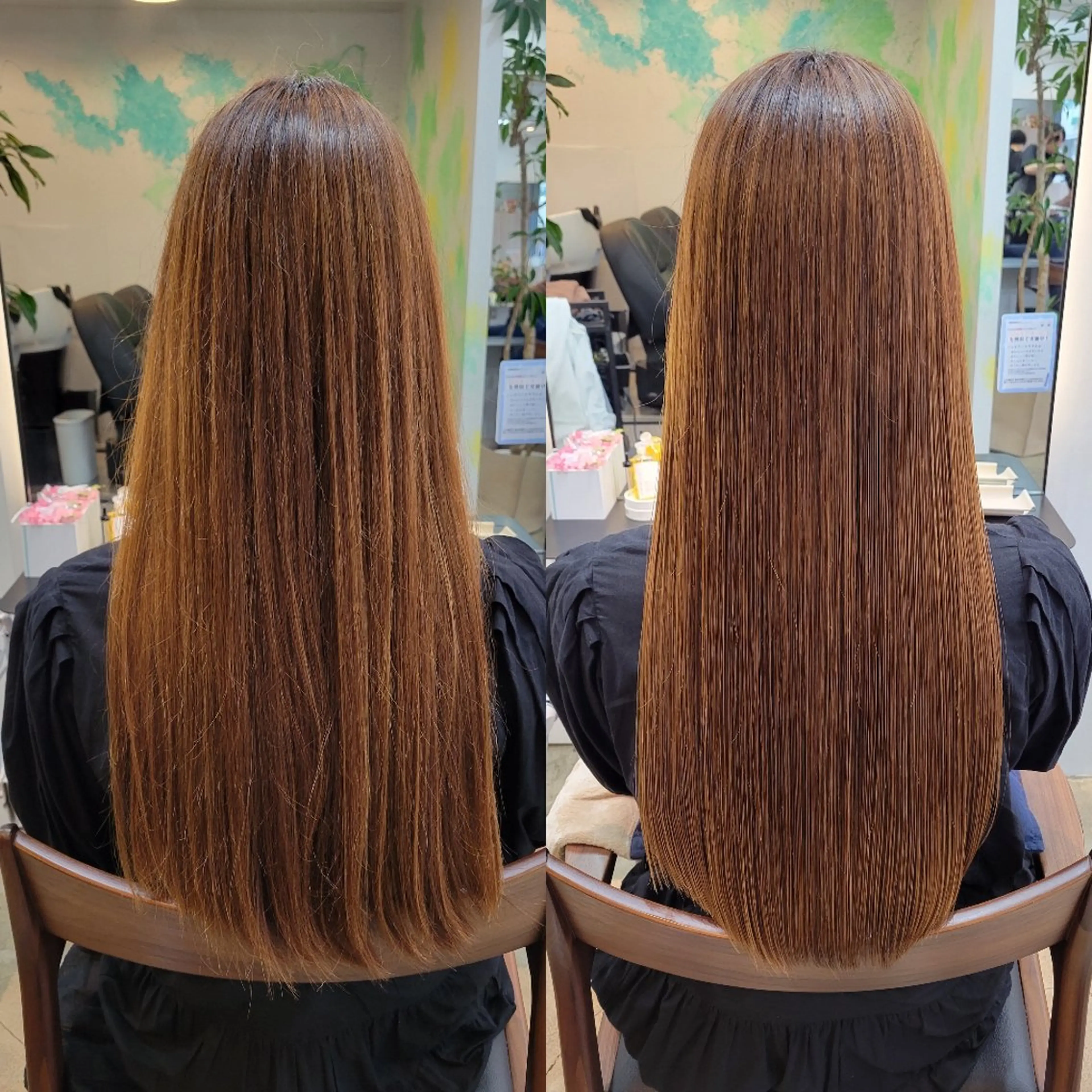 セミロング 髪質改善 トリートメント stoke TOKYO所属・野村 果音(カノン)のヘアスタイル