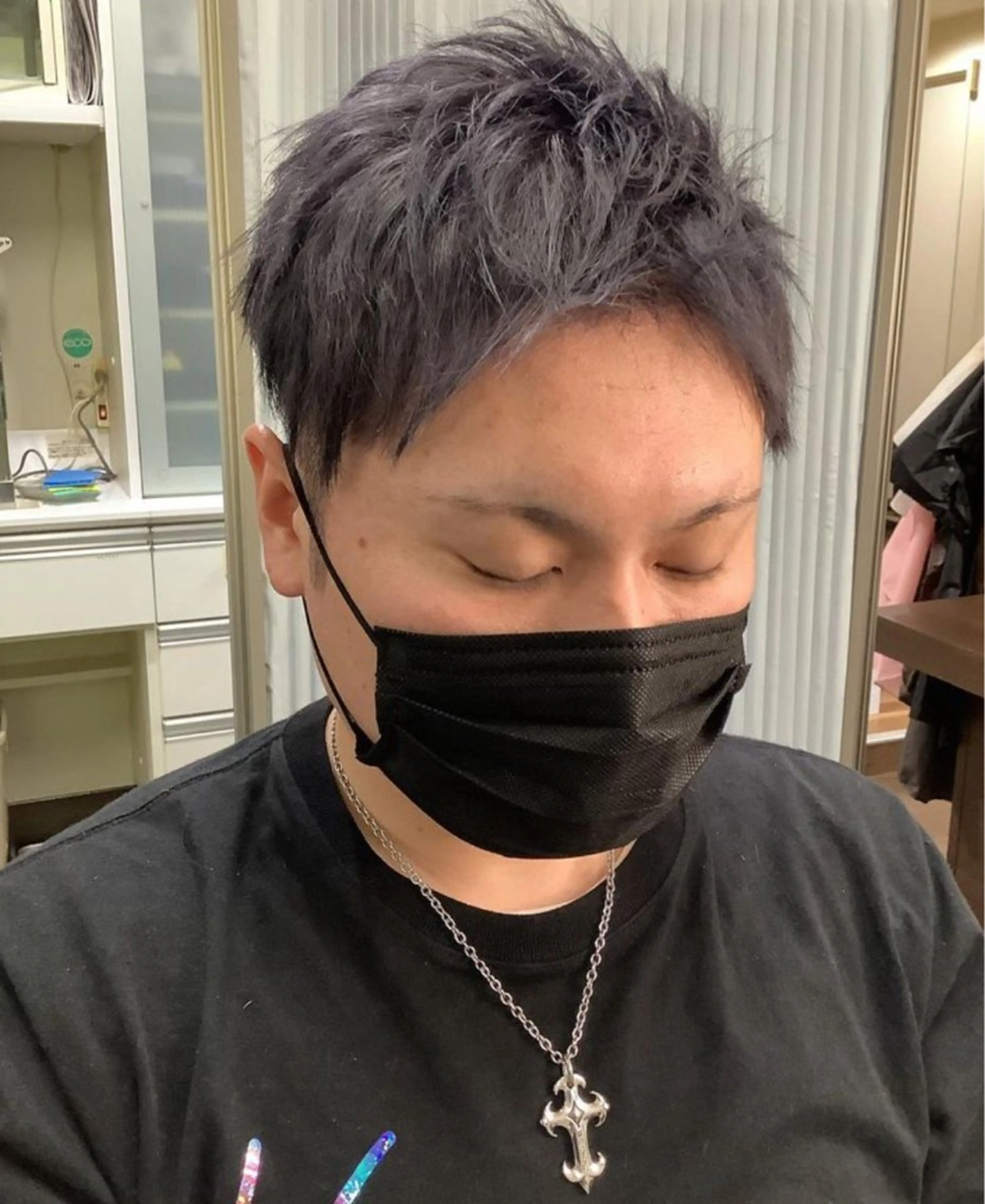 メンズ縮毛矯正の写真