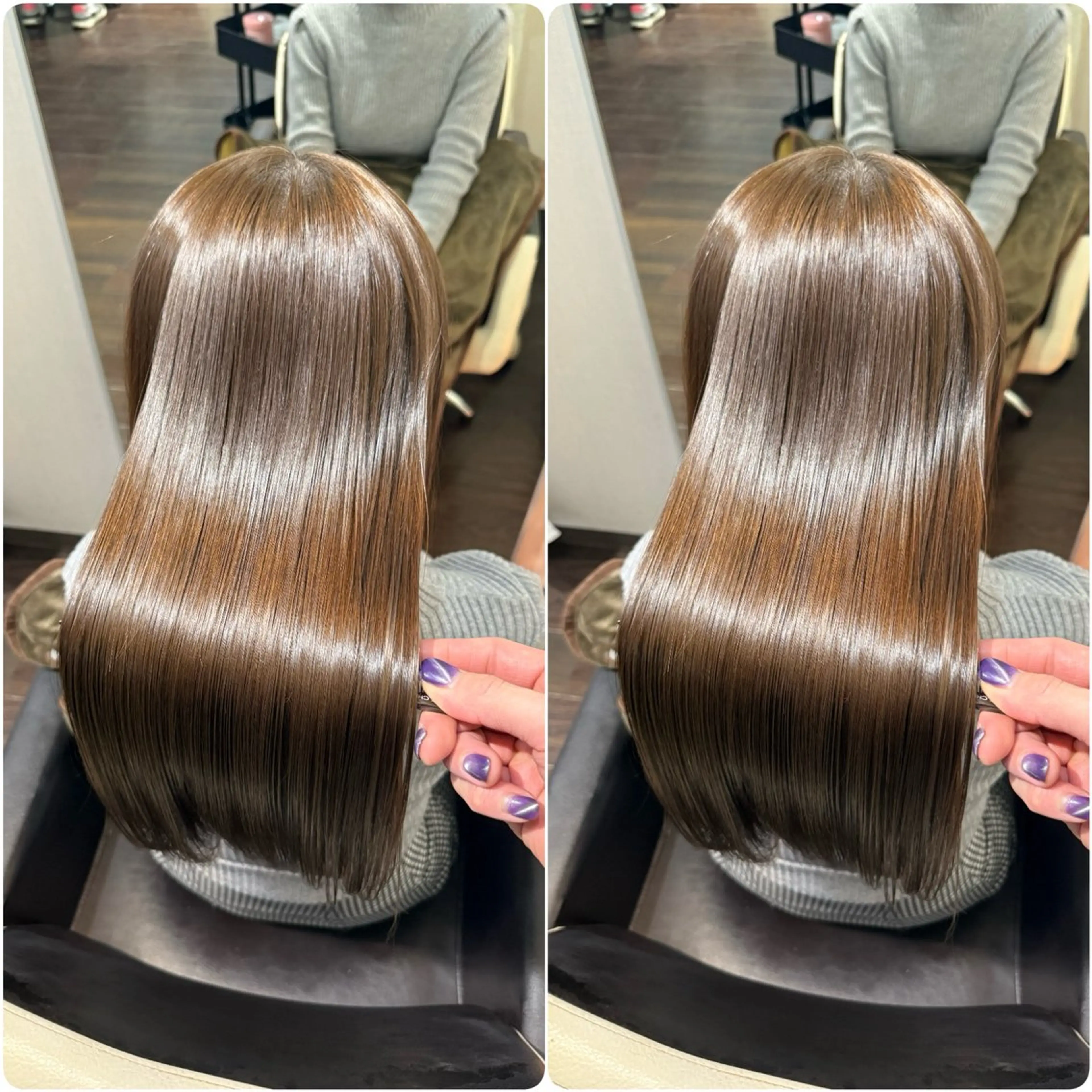 ロング カラー カット ヘアカラー トリートメント ヘッドスパ youres hair 髪質改善トリートメント&ヘッドスパ　新宿EAST所属・🌹ULTOWA🌹 髪質改善/縮毛/店長のヘアスタイル