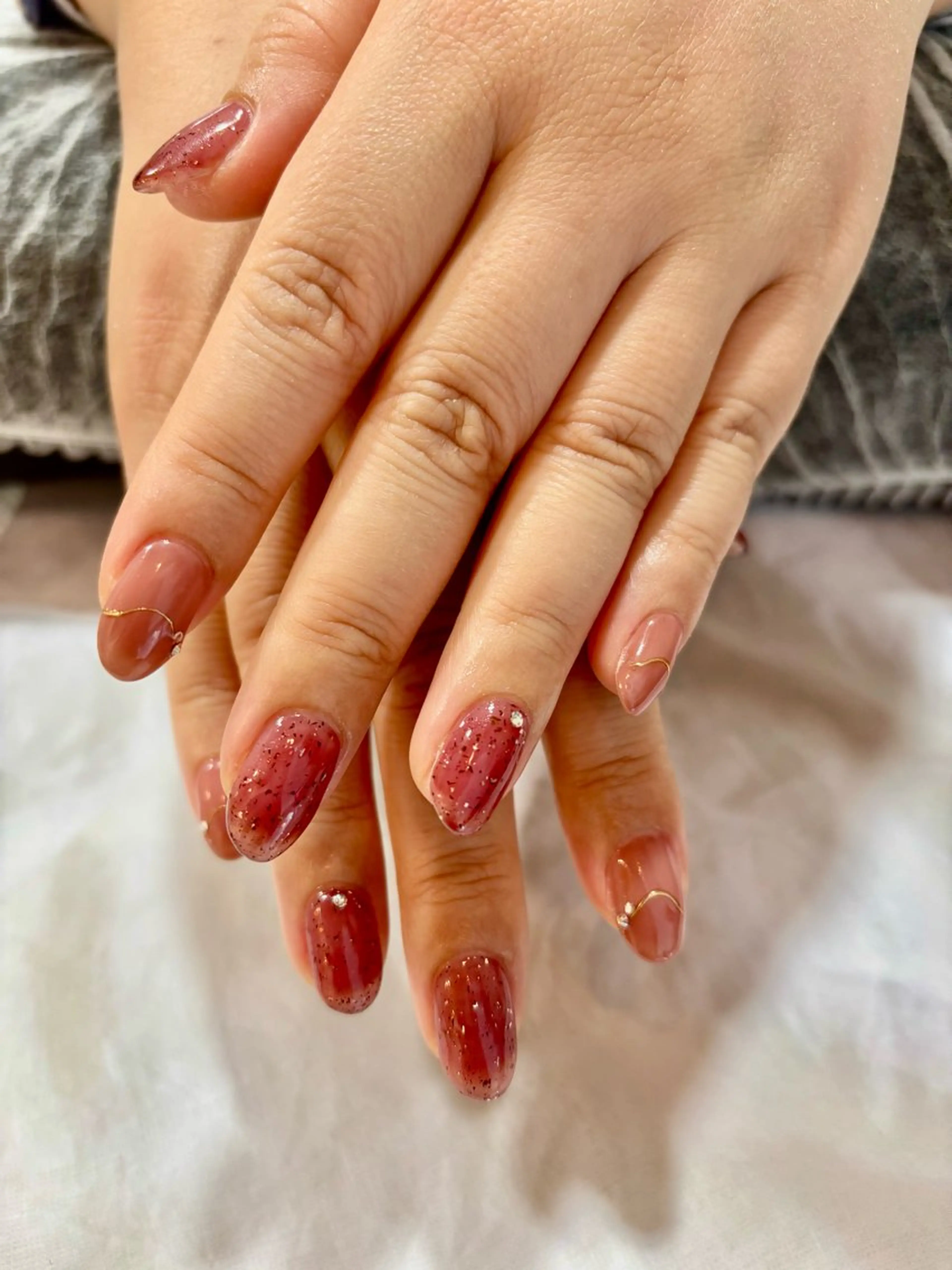 ネイル シンプルネイル KAMIANYUIYA Nail LAB 【カミアンユイヤネイルラボ所属・金澤 藍のネイルデザイン