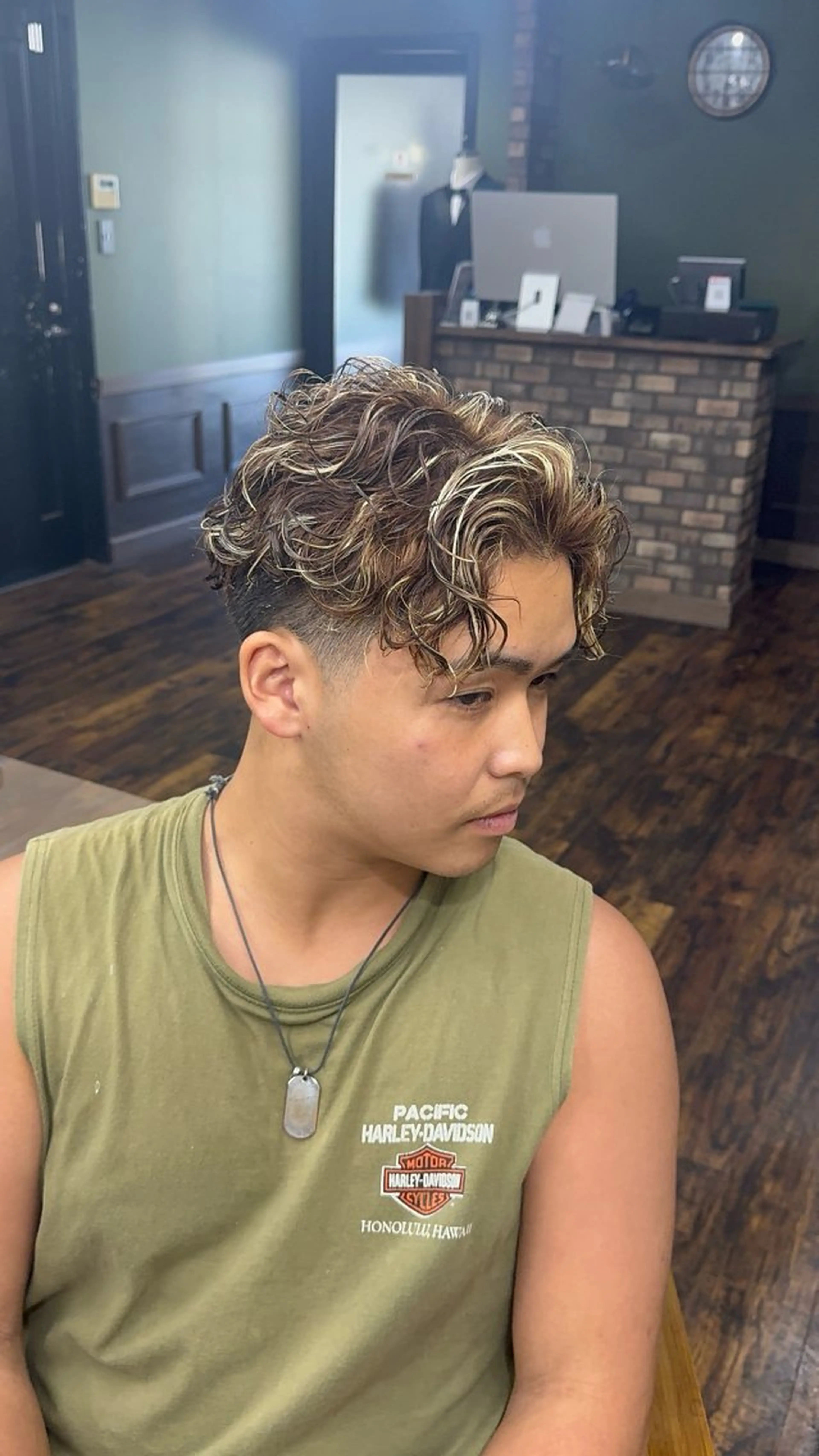 パーマ カット パーマ 川崎 健翔のヘアスタイル