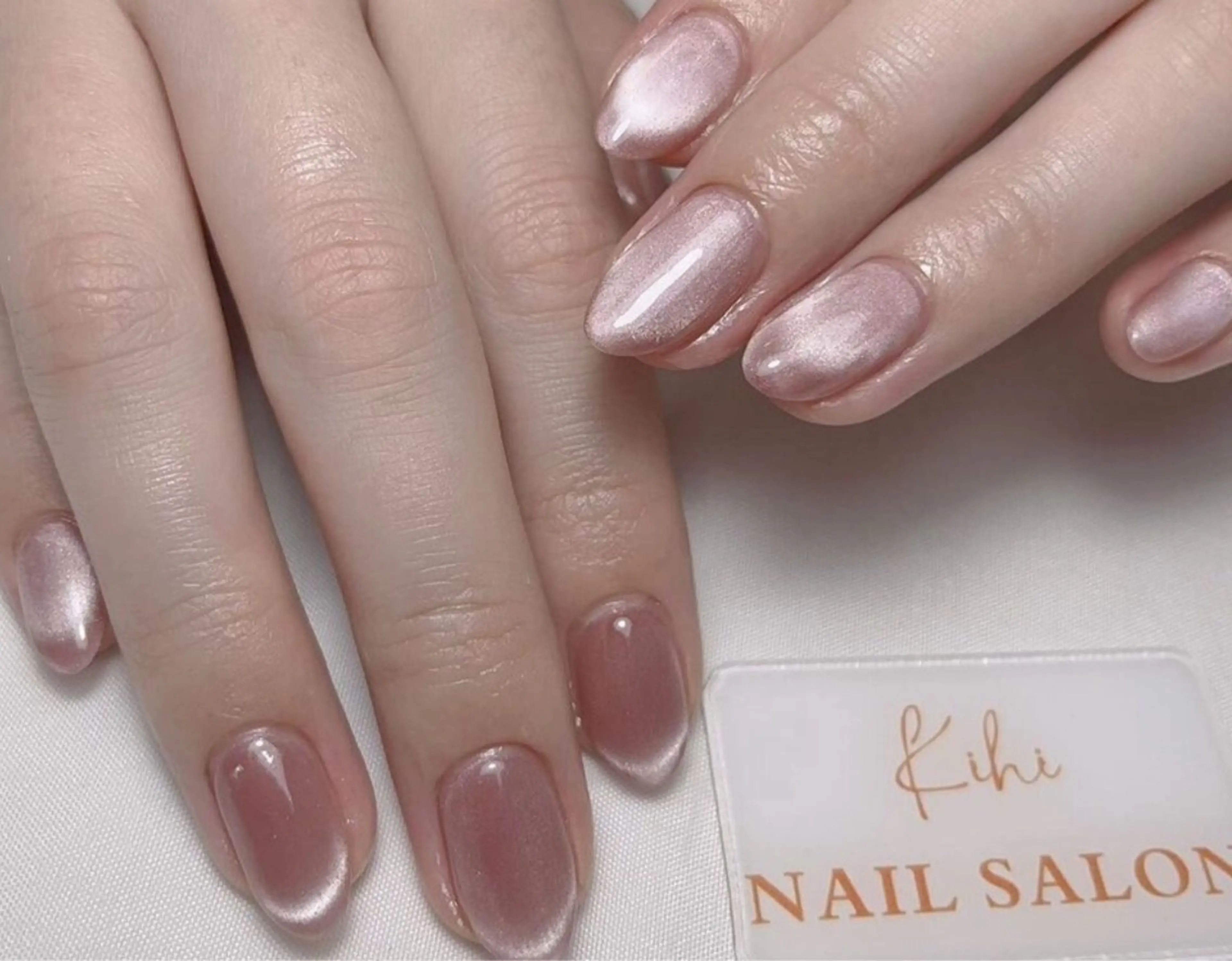 ネイル アートネイル フレンチネイル ジェルネイル グラデーション 韓国ネイル 村中 ハナのネイルデザイン