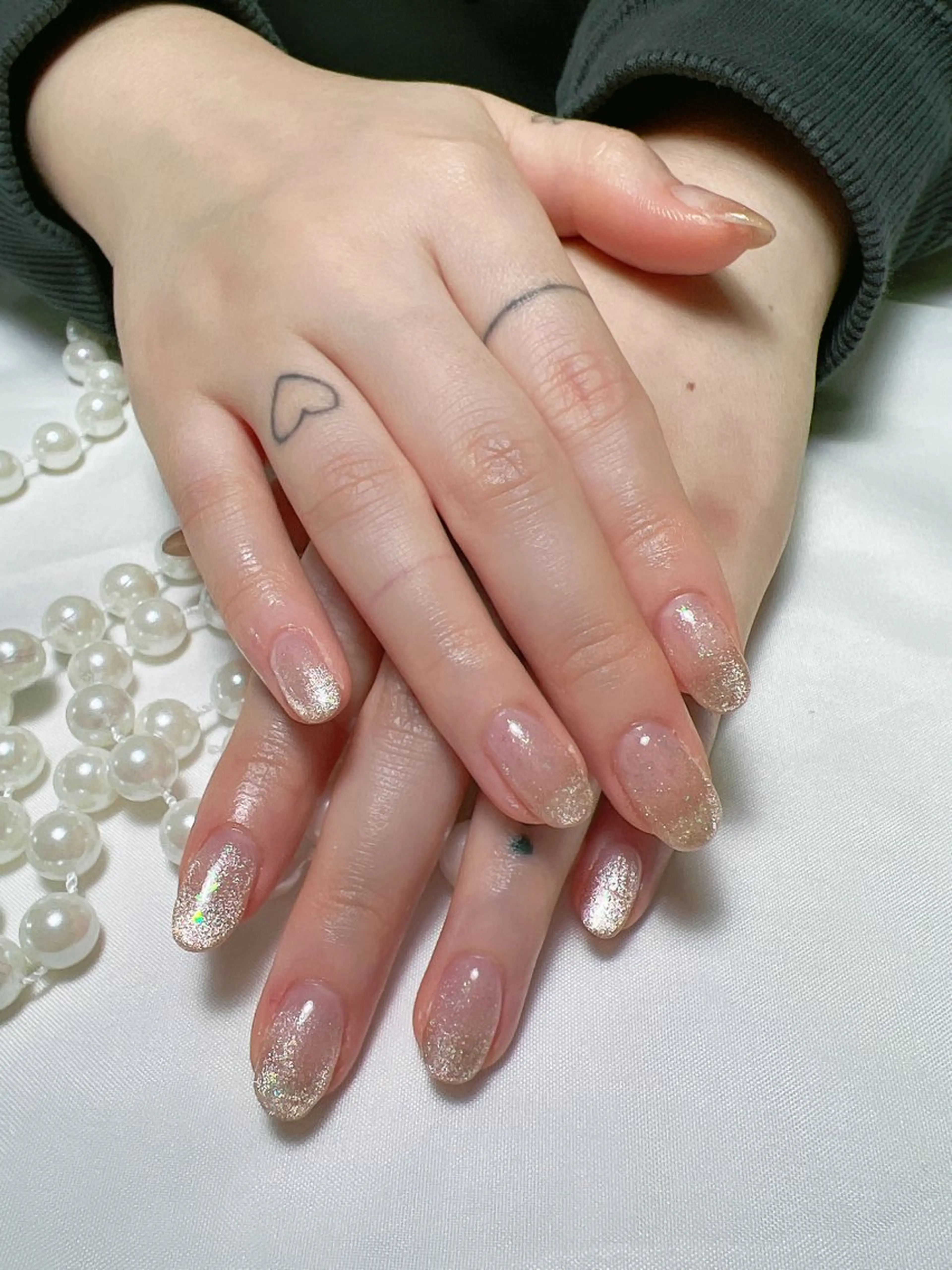 ネイル グラデーション マグネットネイル 米澤 ハナユキのネイルデザイン