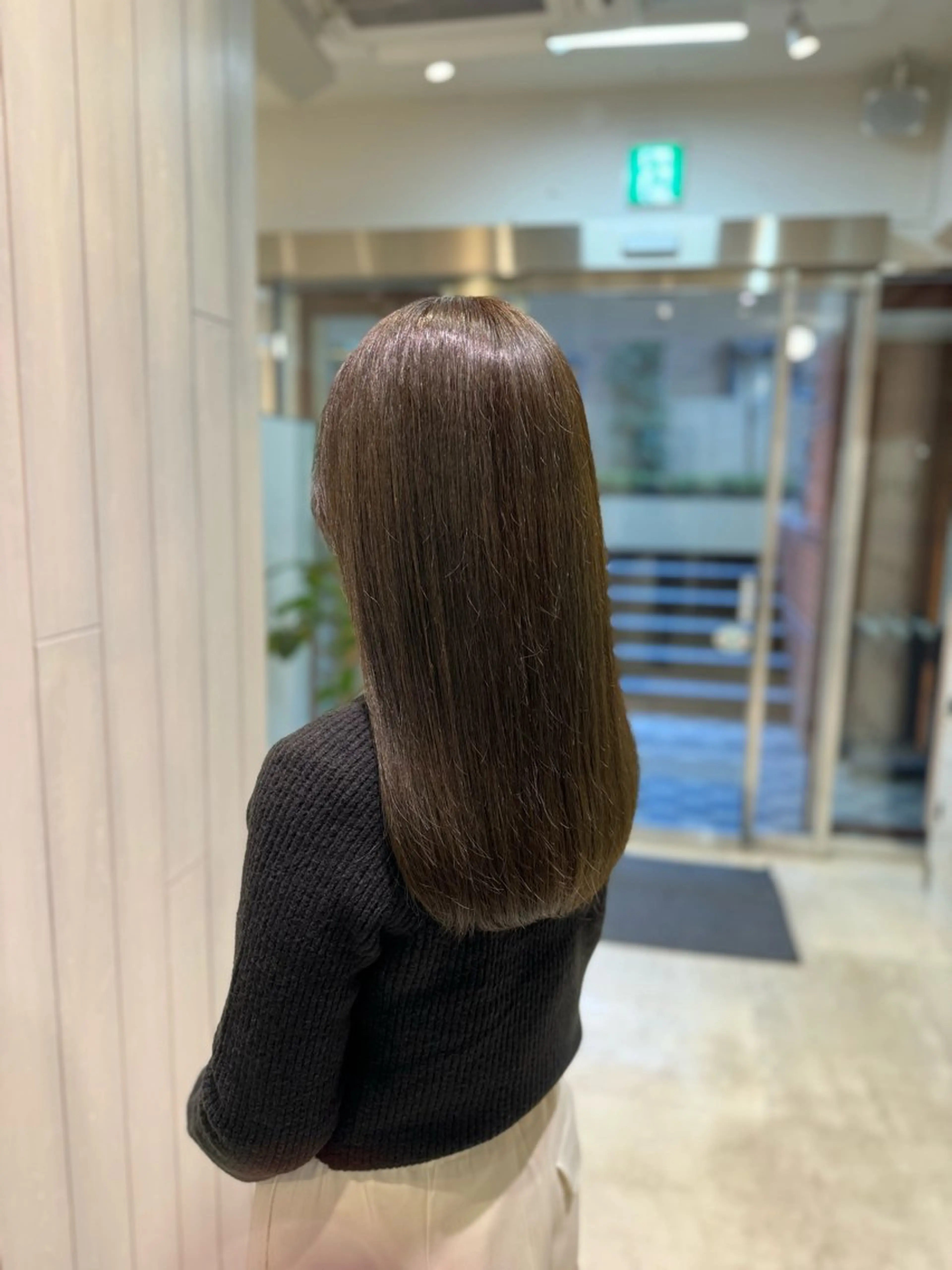 セミロング カラー ヘアアレンジ GO TODAY SHAiRE SALON  原宿verno店所属・完全💗マンツーマン marinのヘアスタイル