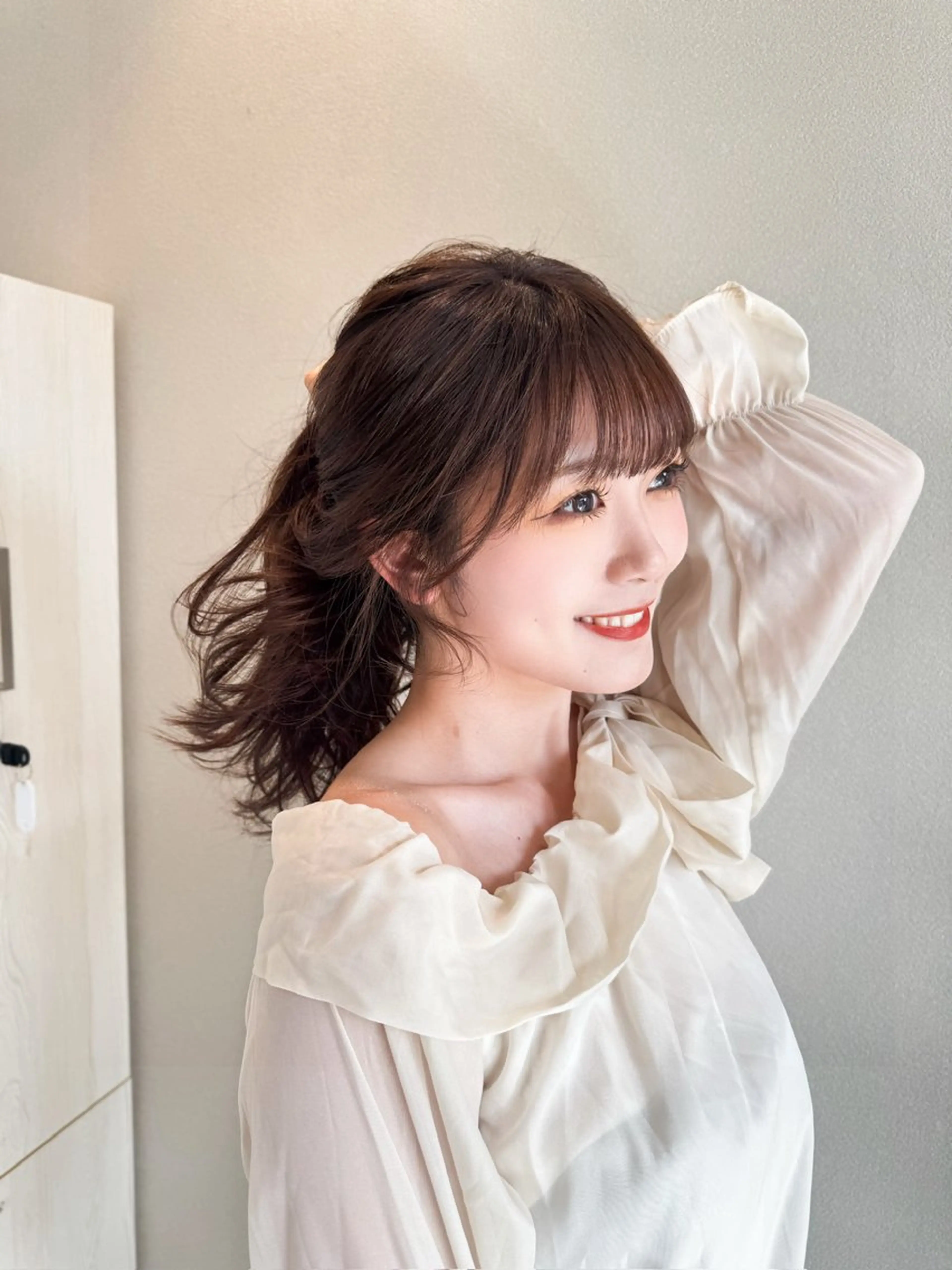 ロング カラー カット ヘアカラー トリートメント ヘアセット ✂️似合わせの魔術師 石田一樹✂️のヘアスタイル