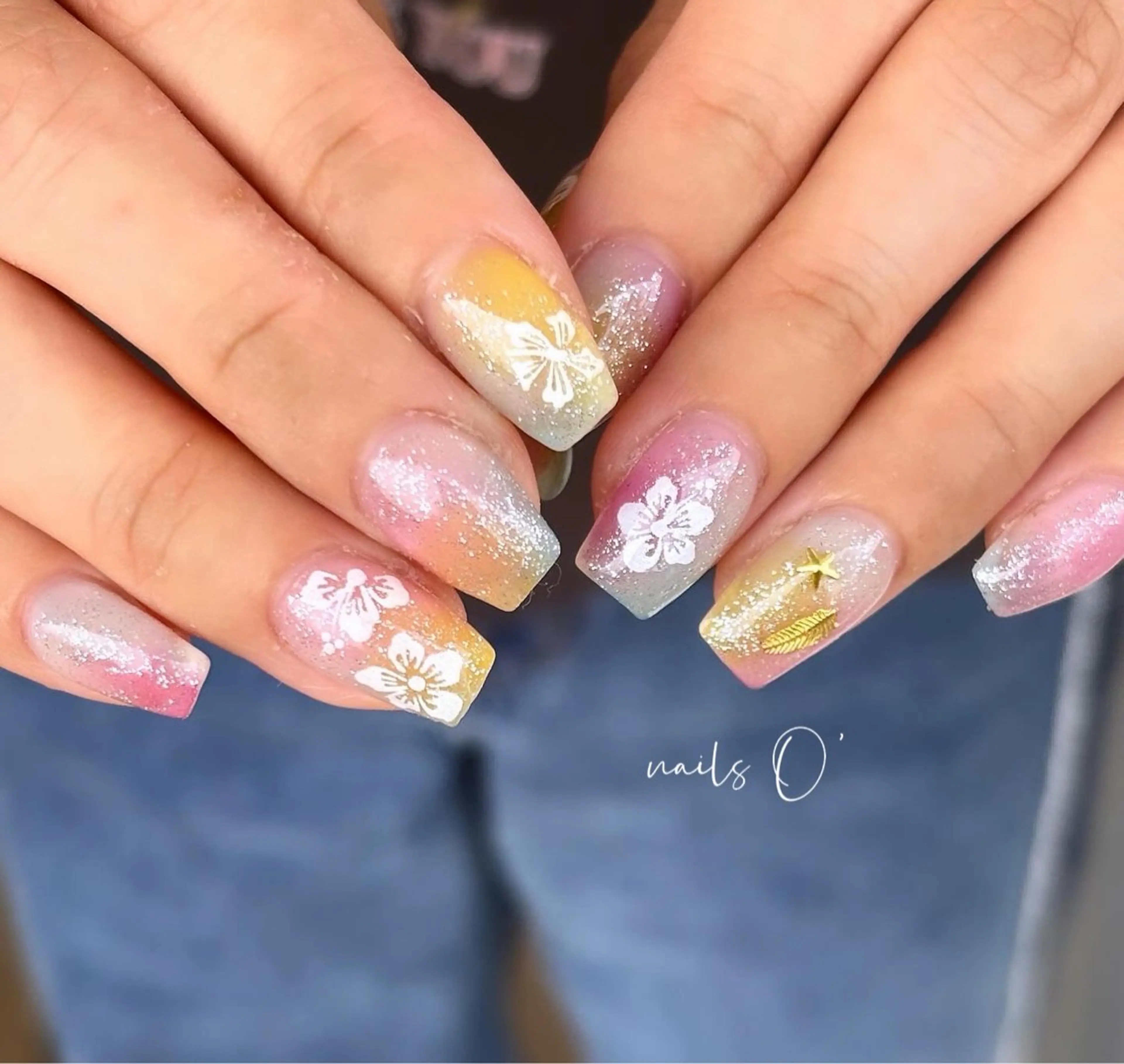 ネイル 大人可愛いネイル🎗 Hinaのネイルデザイン