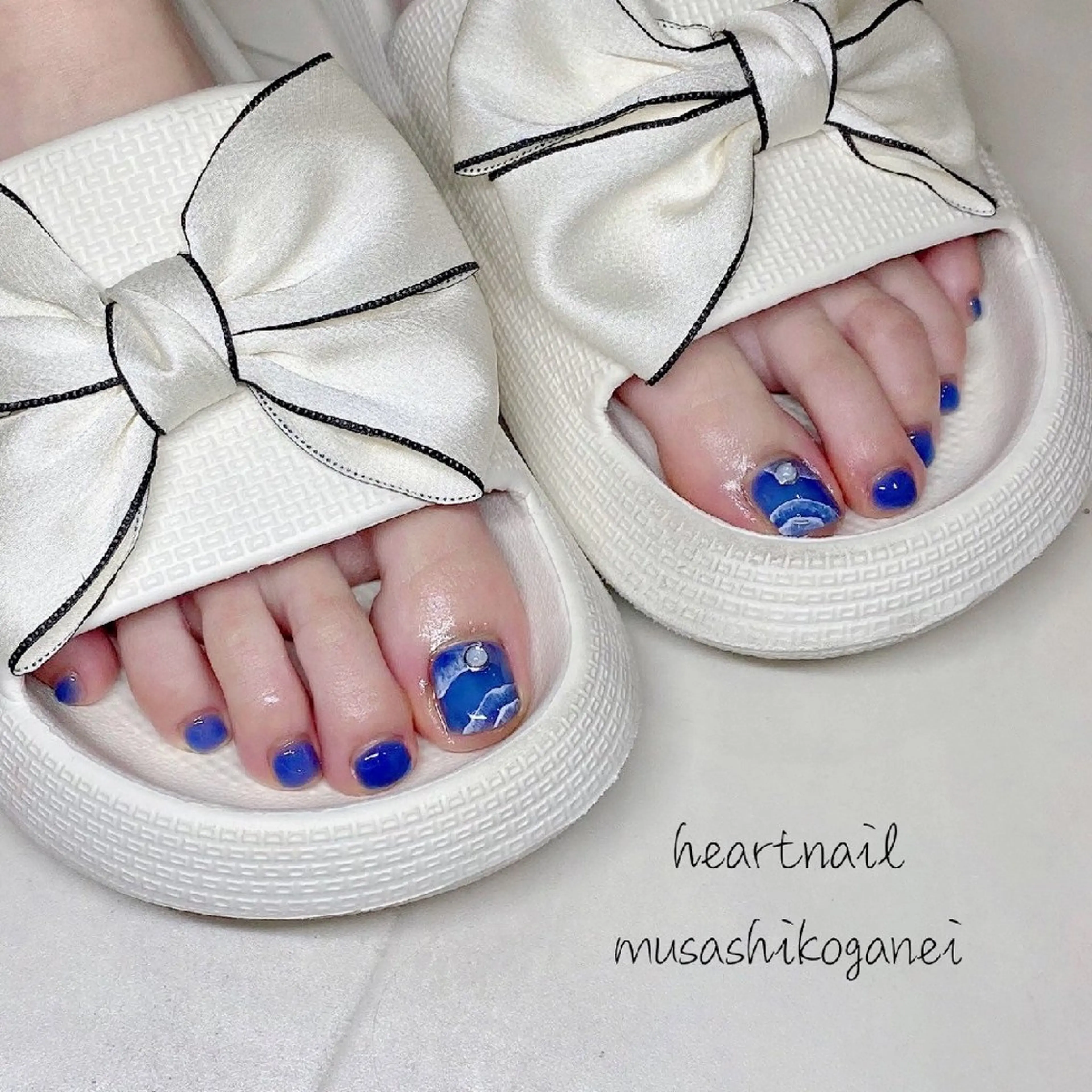 ネイル フットネイル シンプルネイル フットネイル 💎はあとねいる 武蔵小金井店💎のネイルデザイン