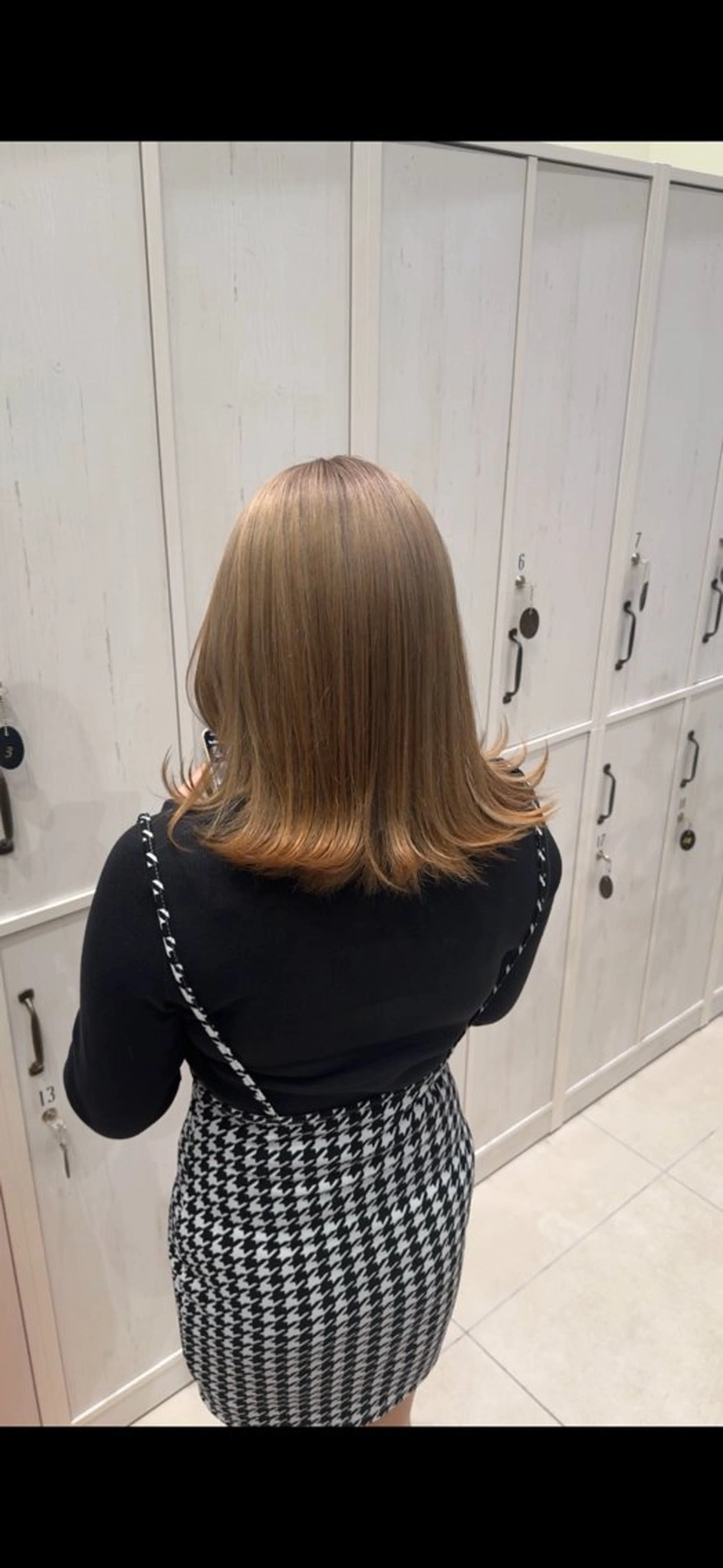 ミディアム ボブ 顔周りカット 髪質改善 縮毛矯正 カット ヘアカラー トリートメント 谷口 琉希のヘアスタイル