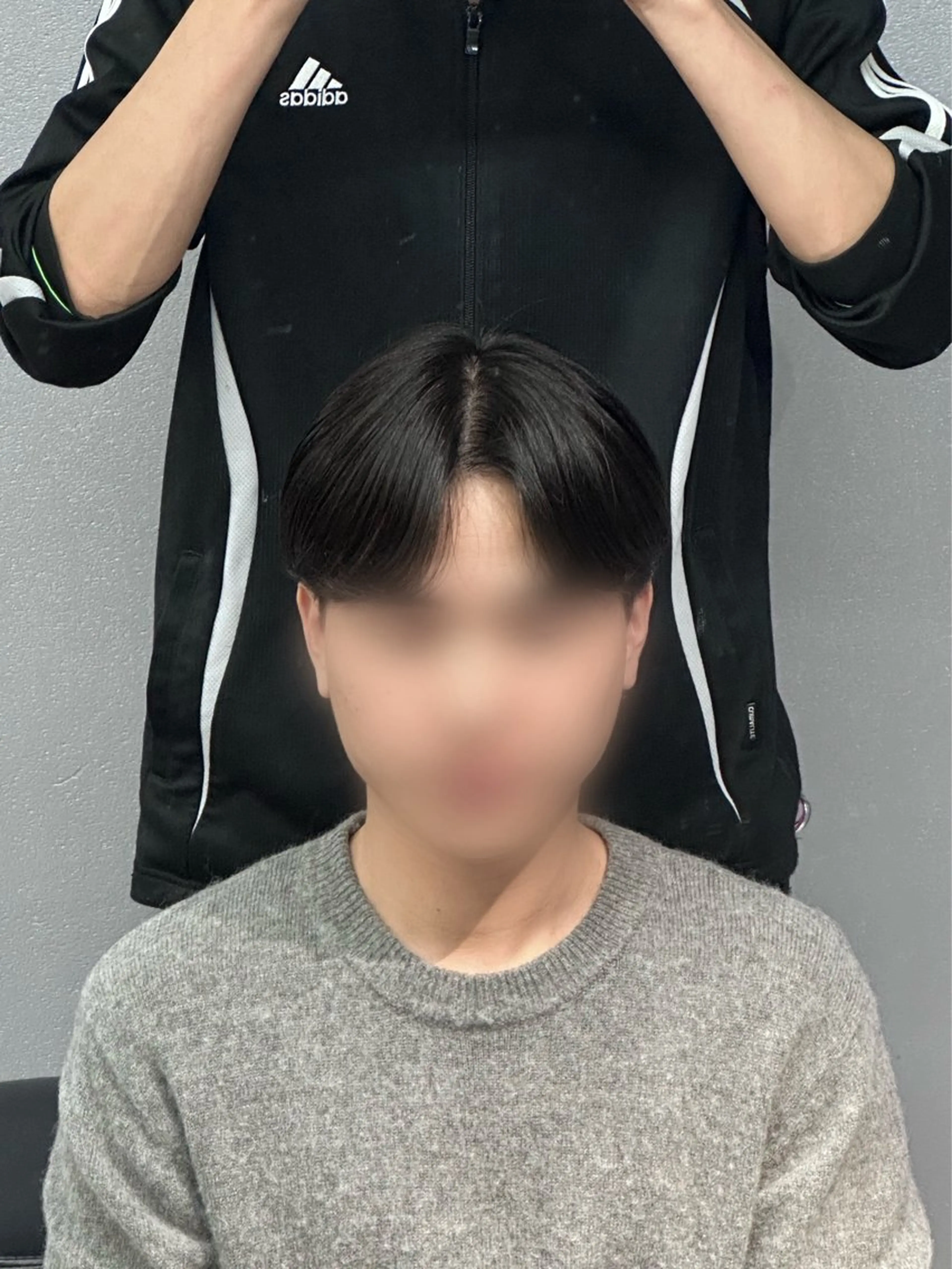 メンズ ダウンパーマ メンズ韓国風 メンズパーマ 梅田/パーマ/ 韓国メンズヘア/ハタのヘアスタイル